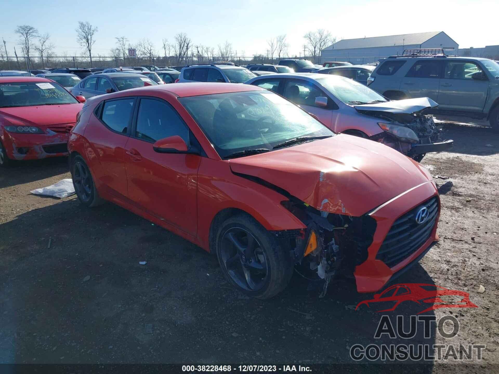 HYUNDAI VELOSTER 2019 - KMHTG6AF8KU010989