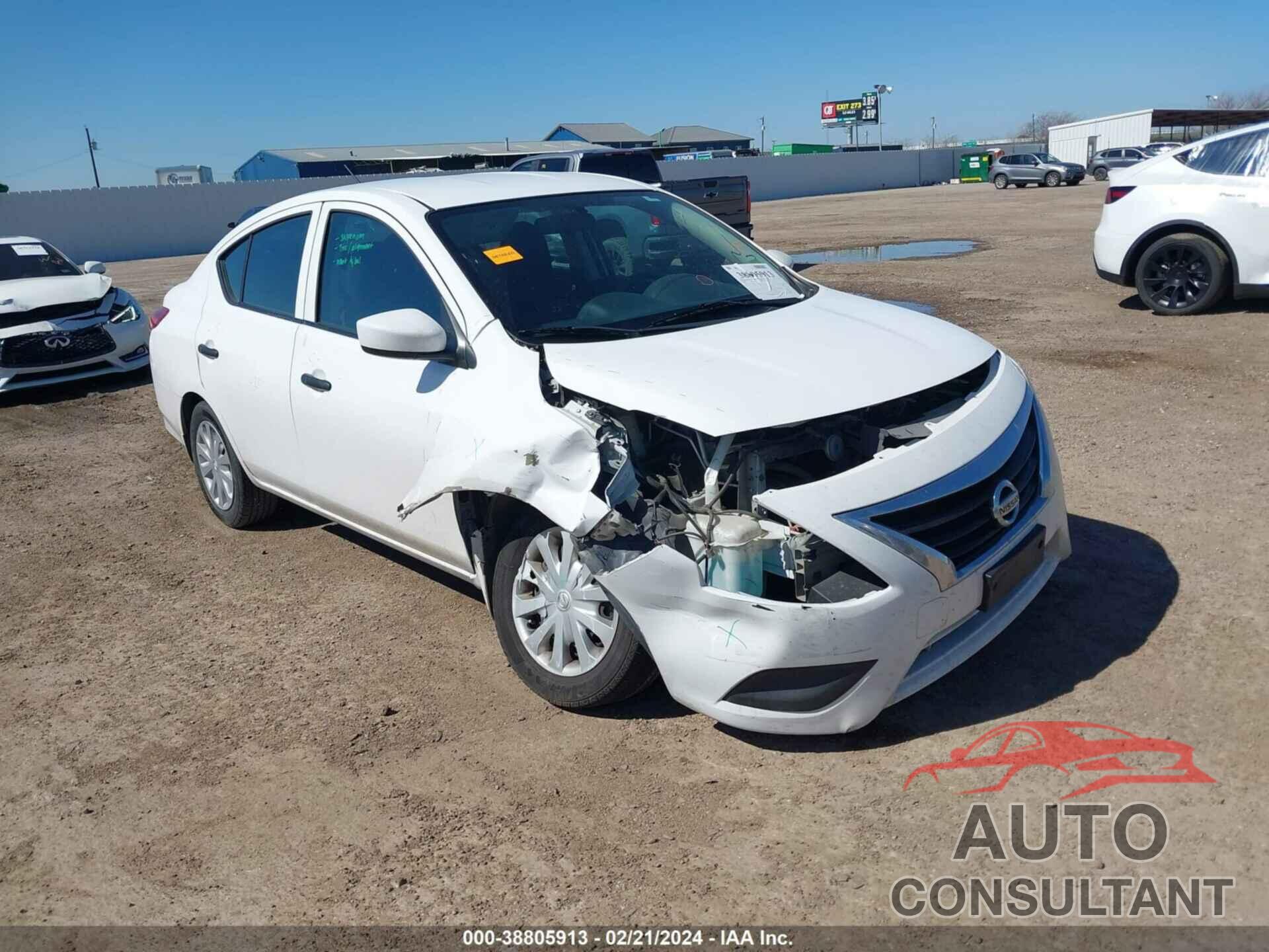 NISSAN VERSA 2016 - 3N1CN7APXGL913240