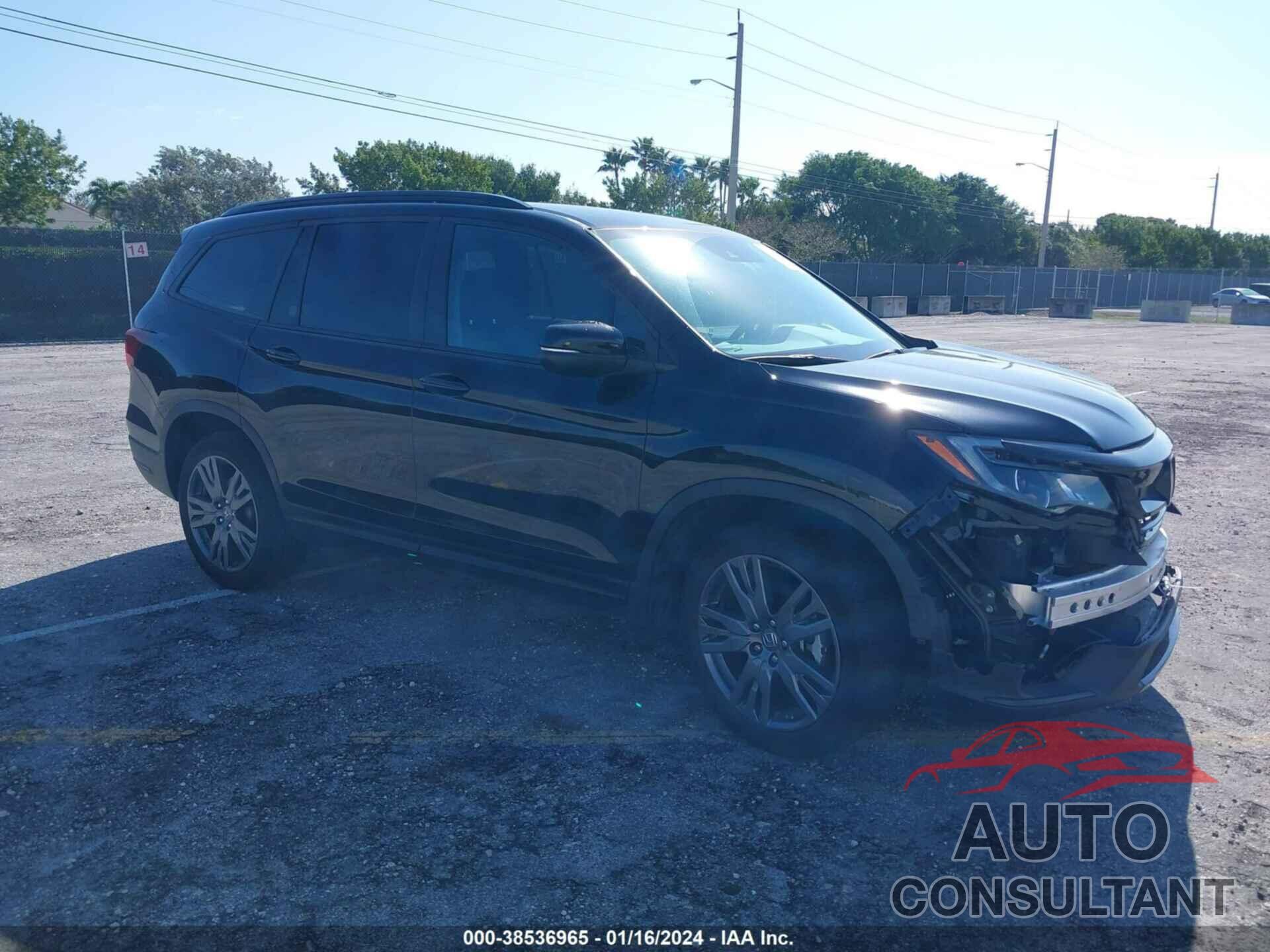 HONDA PILOT 2022 - 5FNYF5H36NB029007