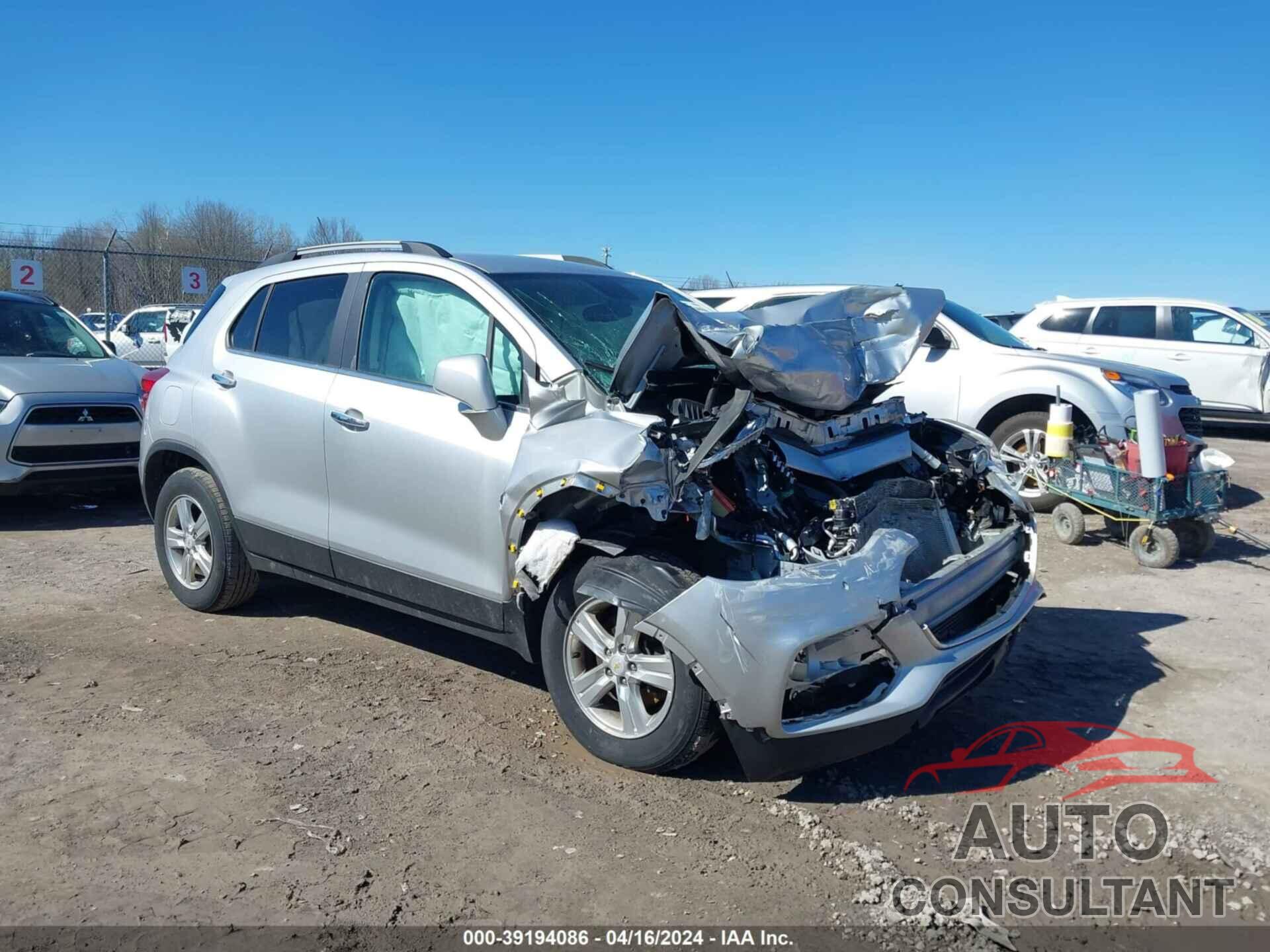 CHEVROLET TRAX 2018 - KL7CJPSB6JB637298