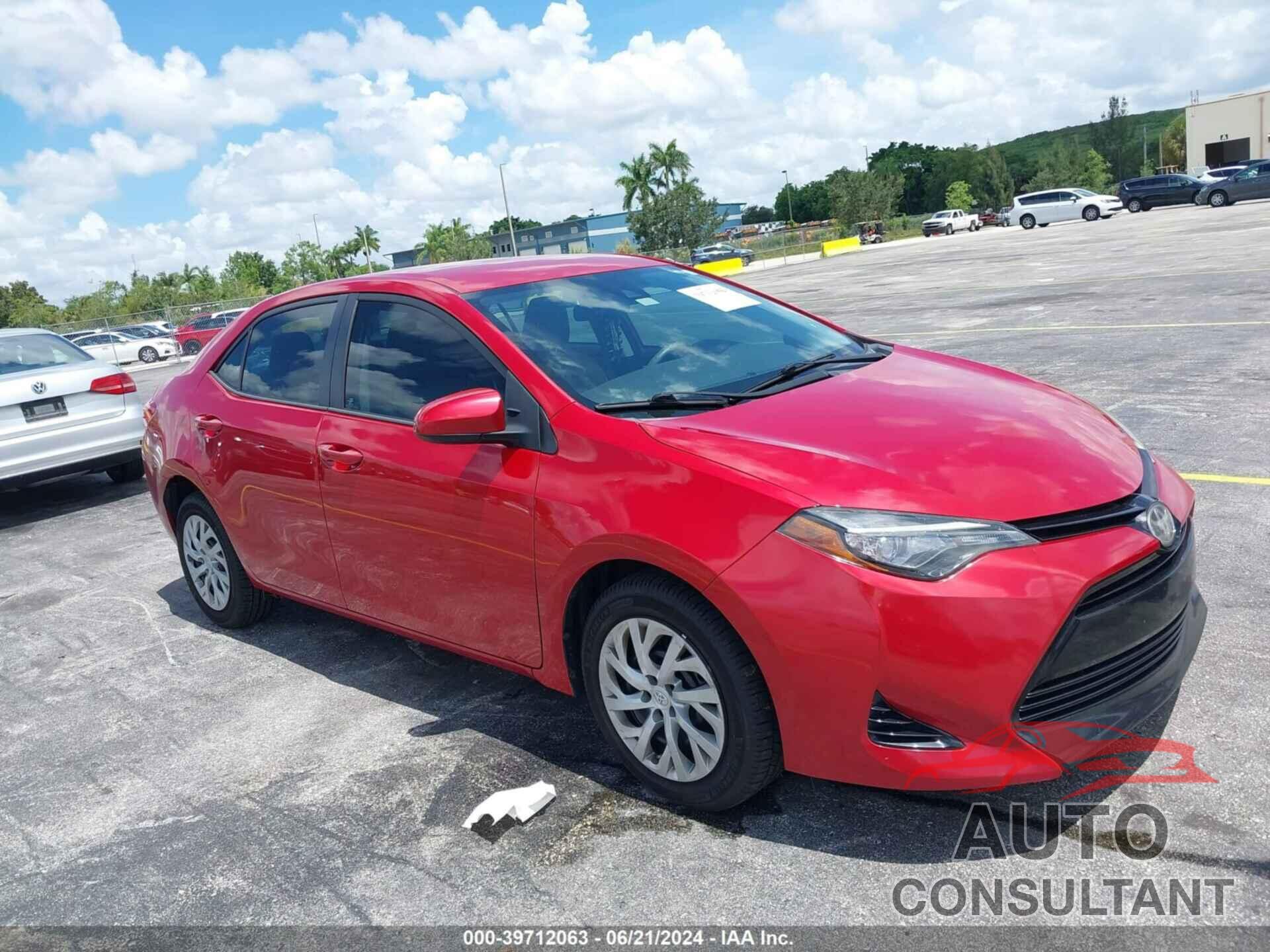 TOYOTA COROLLA 2017 - 2T1BURHE2HC830384