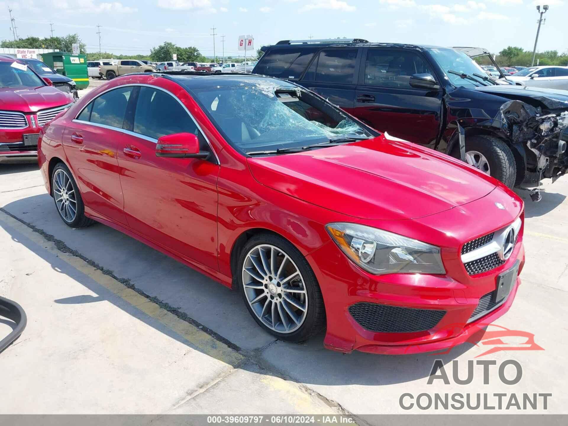 MERCEDES-BENZ CLA 250 2016 - WDDSJ4EB5GN355689