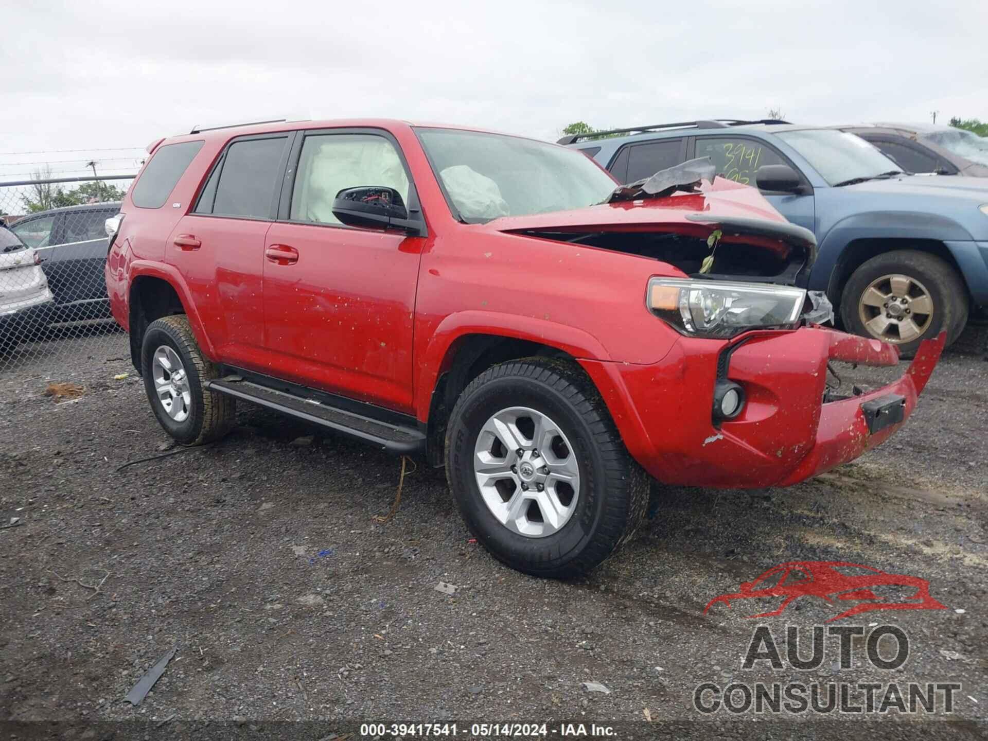 TOYOTA 4RUNNER 2018 - JTEBU5JR5J5578831