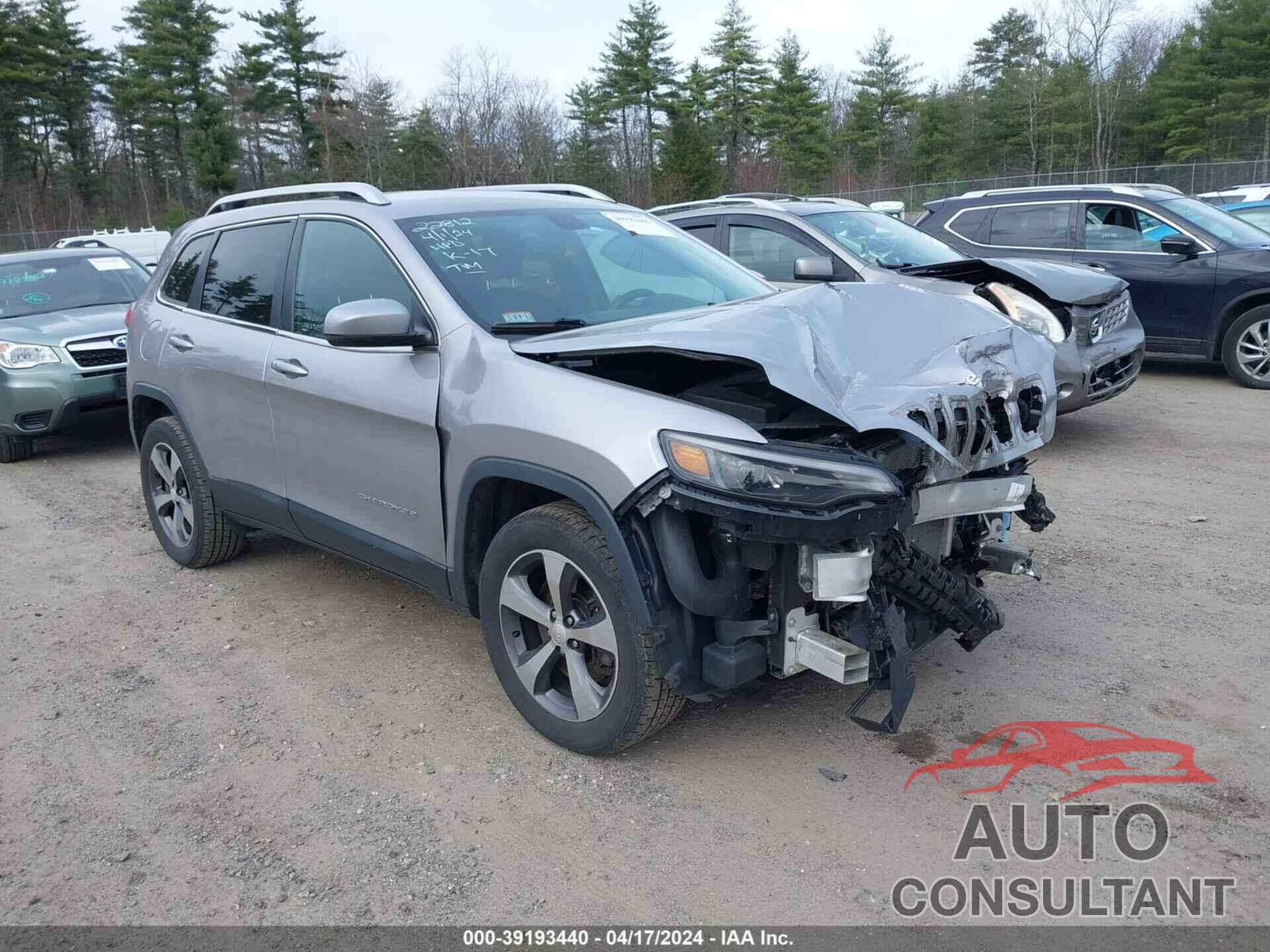 JEEP CHEROKEE 2019 - 1C4PJMDX6KD138468