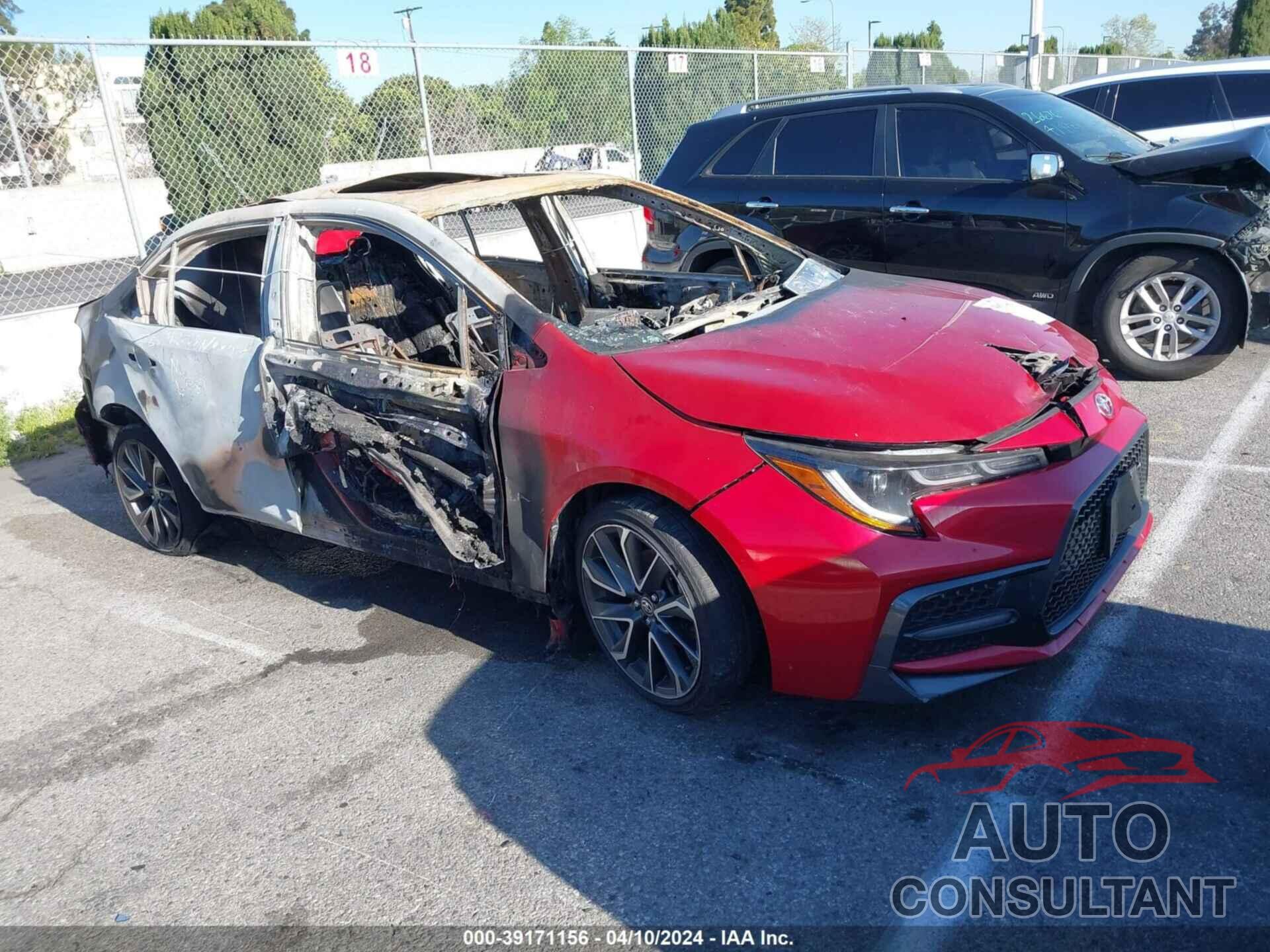 TOYOTA COROLLA 2021 - JTDT4MCE5MJ053566