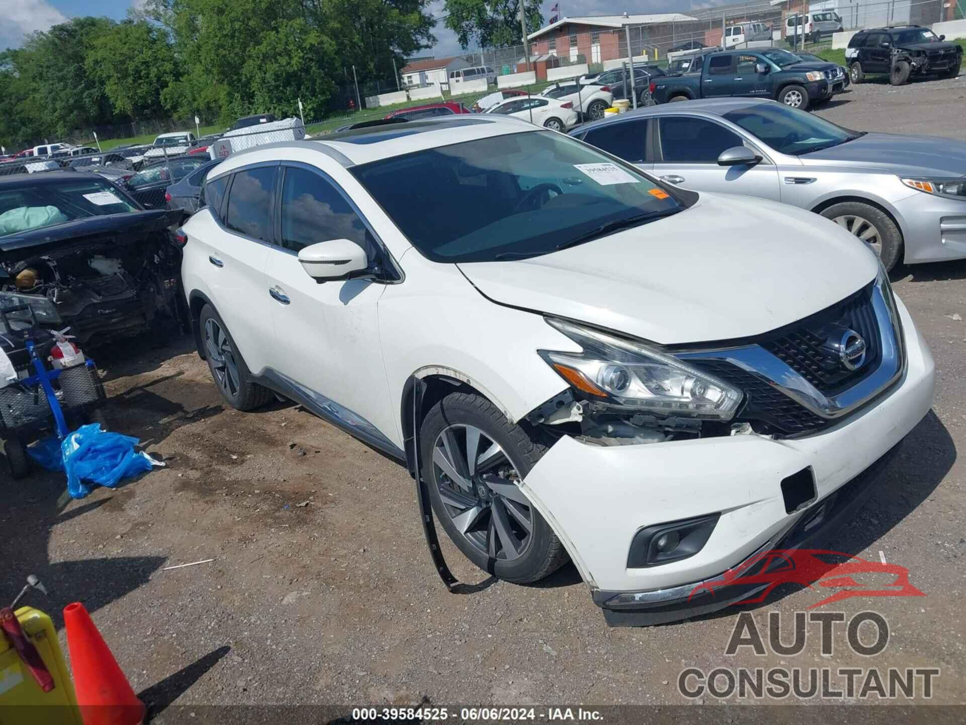 NISSAN MURANO 2016 - 5N1AZ2MH5GN130564