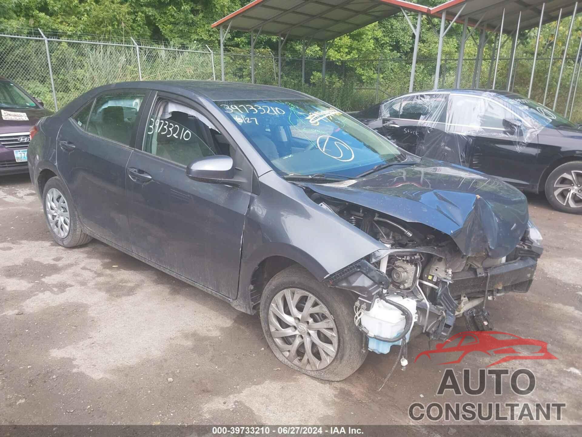 TOYOTA COROLLA 2019 - 5YFBURHE2KP927169