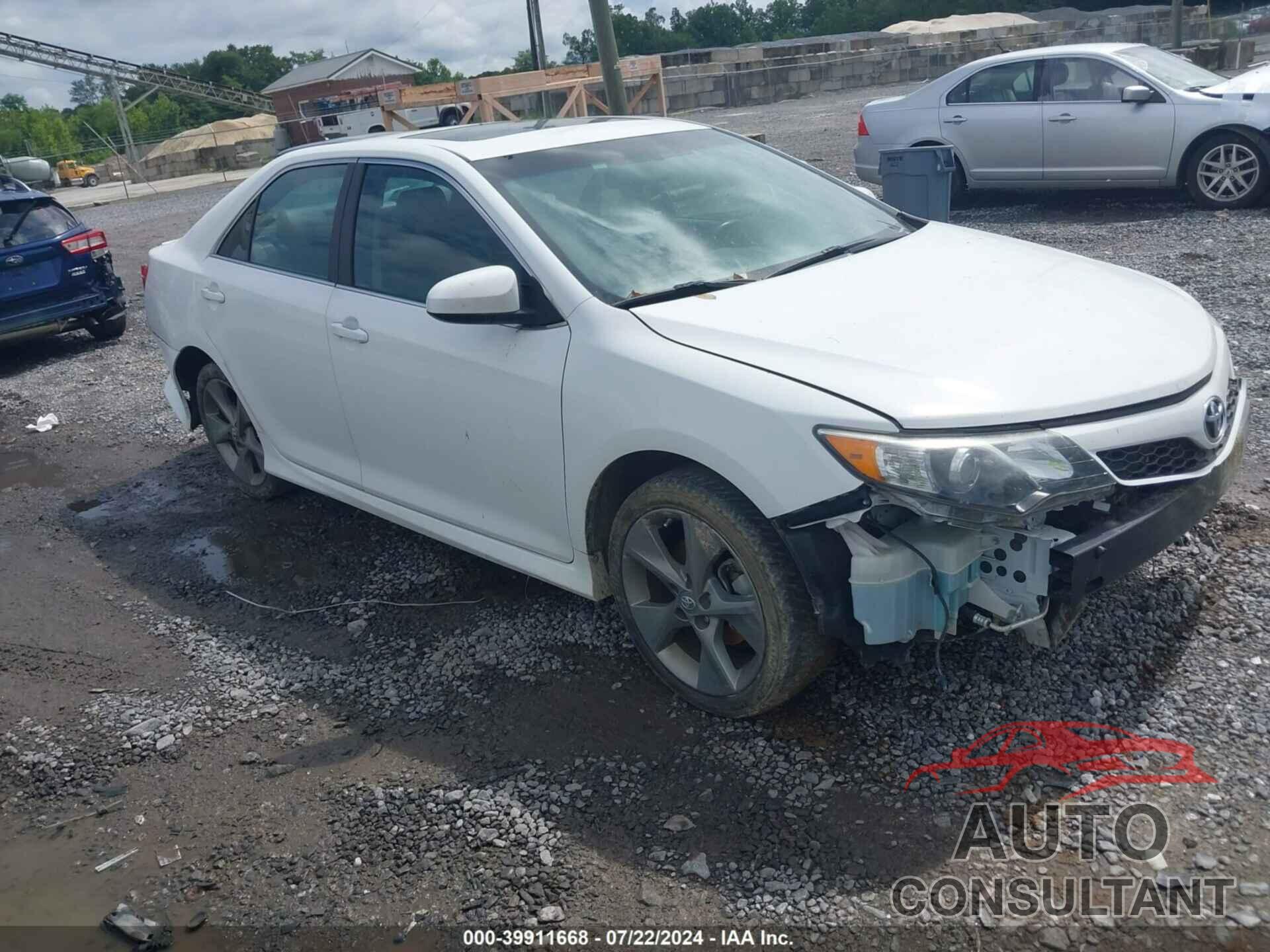 TOYOTA CAMRY 2012 - 4T1BK1FK6CU511514