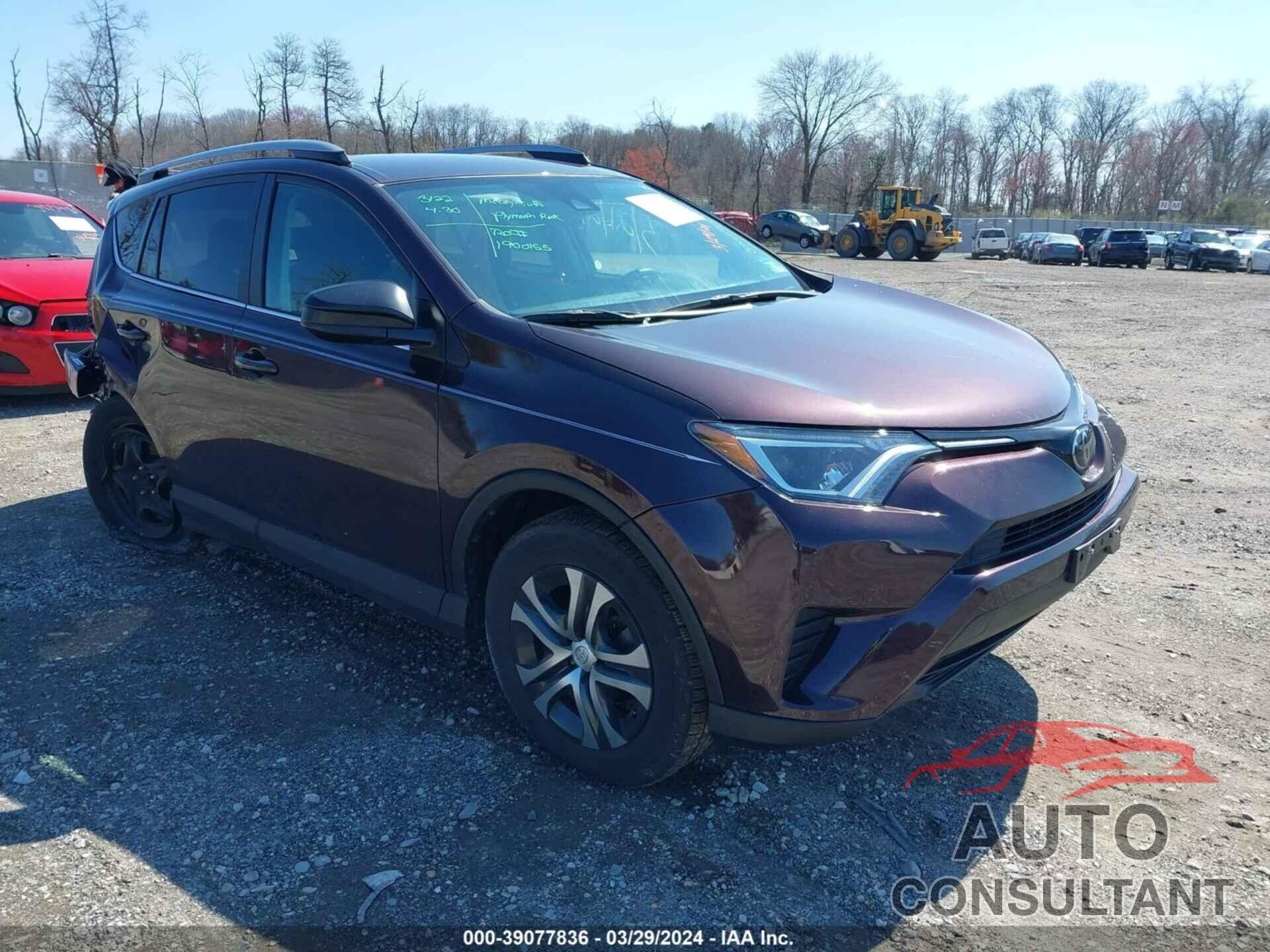 TOYOTA RAV4 2018 - 2T3BFREV9JW856006