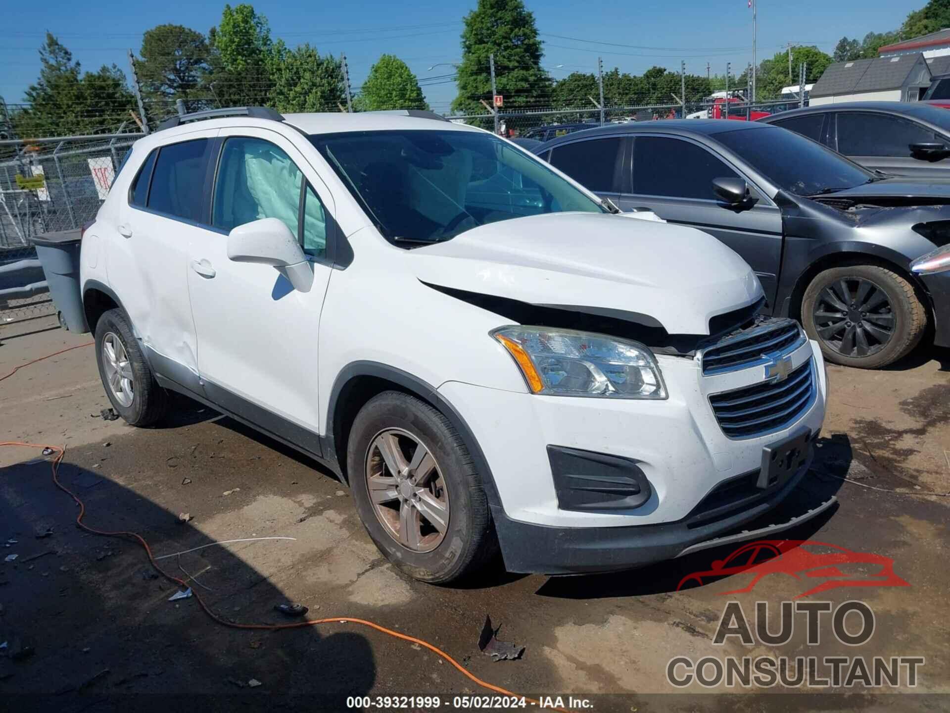 CHEVROLET TRAX 2016 - 3GNCJLSB8GL186031