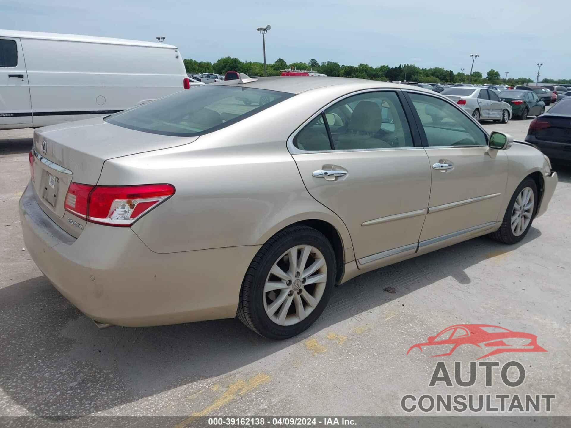 LEXUS ES 350 2012 - JTHBK1EG8C2496624