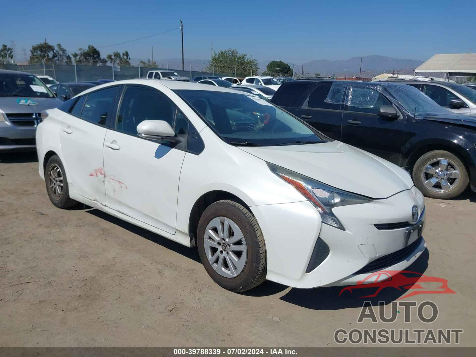 TOYOTA PRIUS 2016 - JTDKBRFU5G3001865