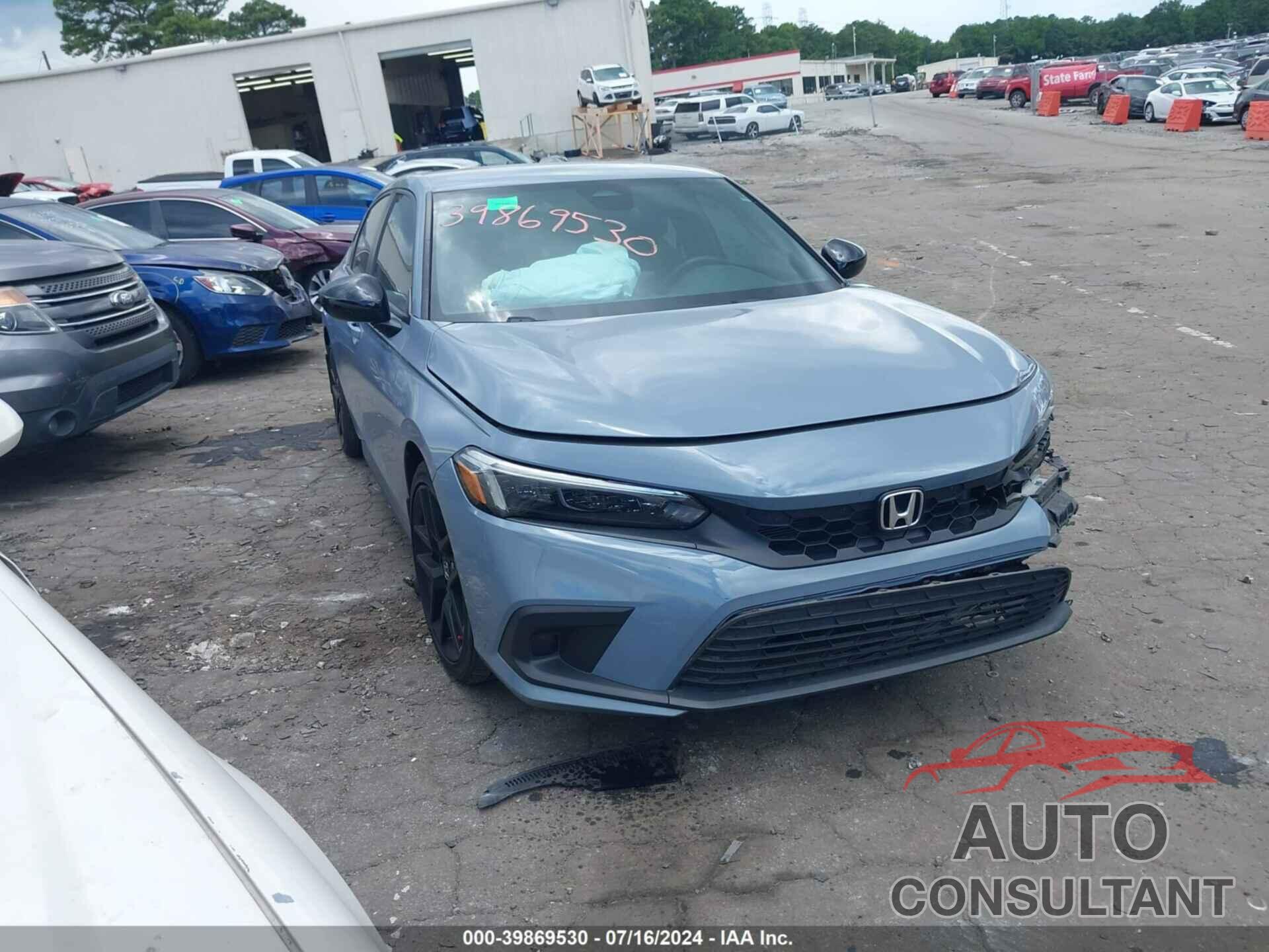 HONDA CIVIC 2022 - 19XFL2H88NE017859
