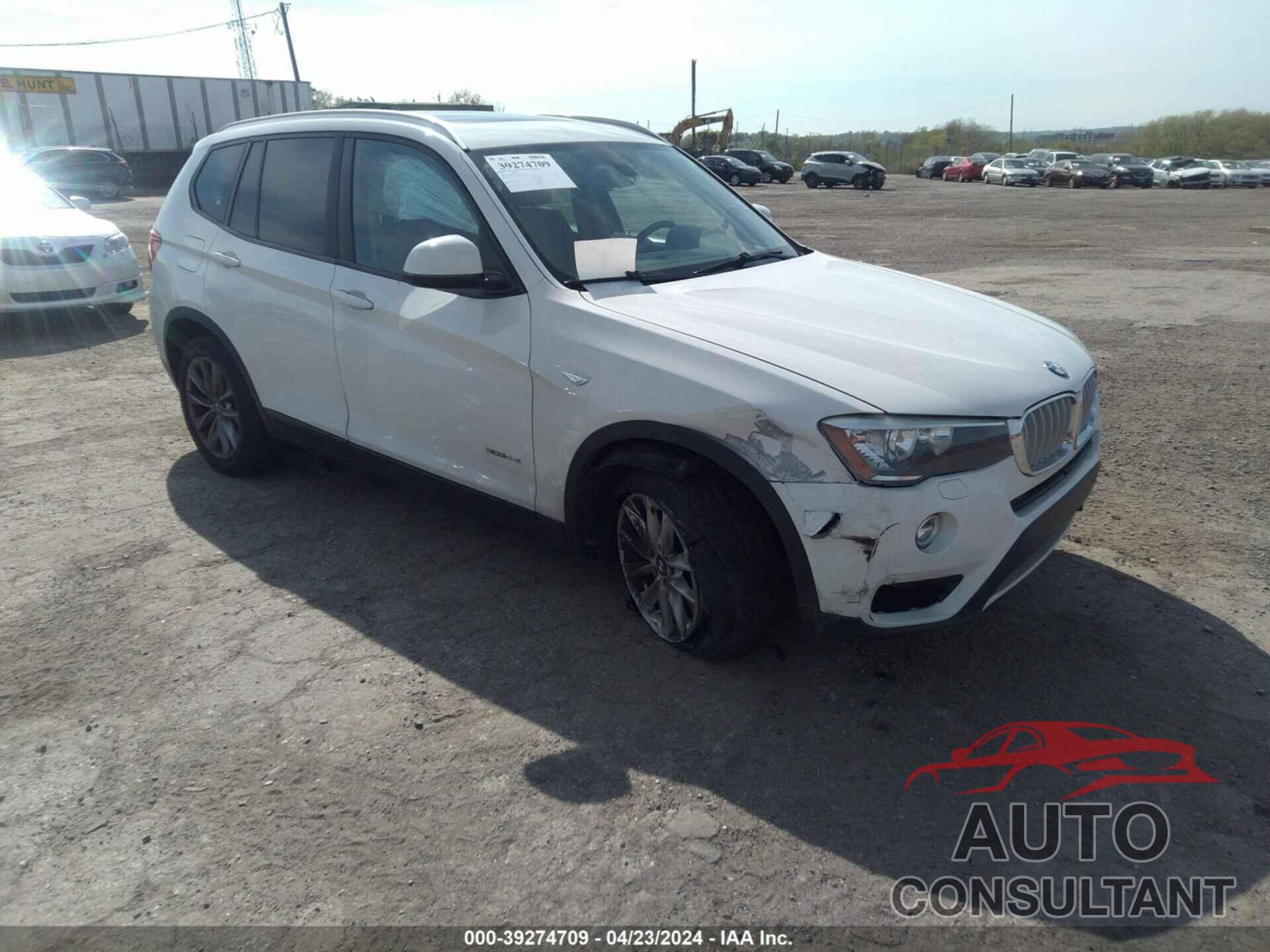 BMW X3 2016 - 5UXWX9C50G0D72192