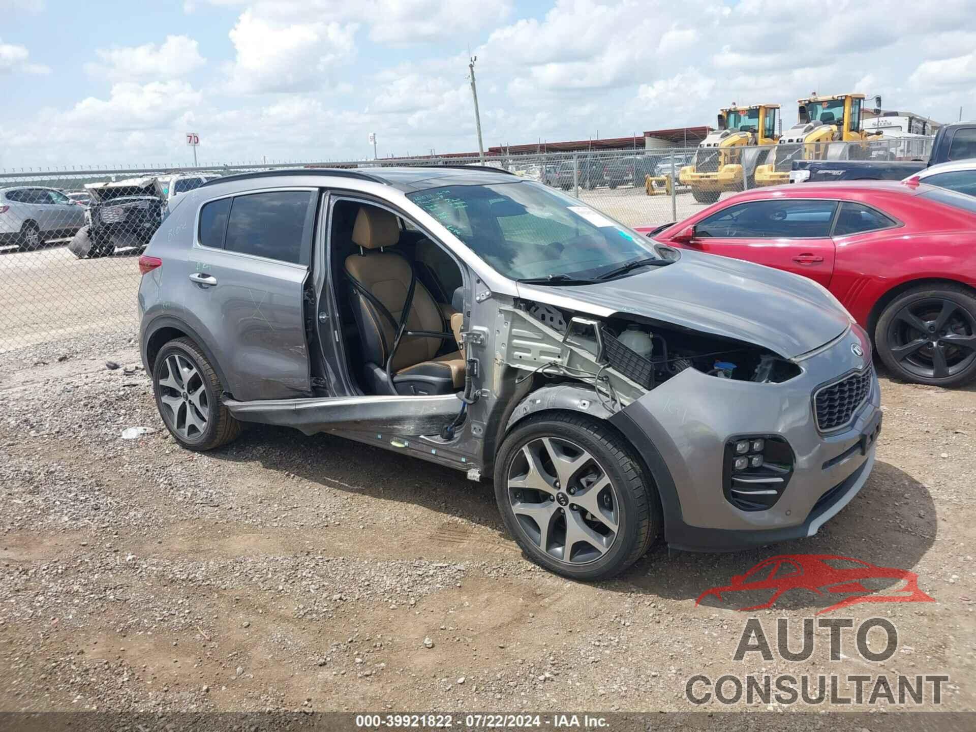 KIA SPORTAGE 2018 - KNDPR3A68J7392789