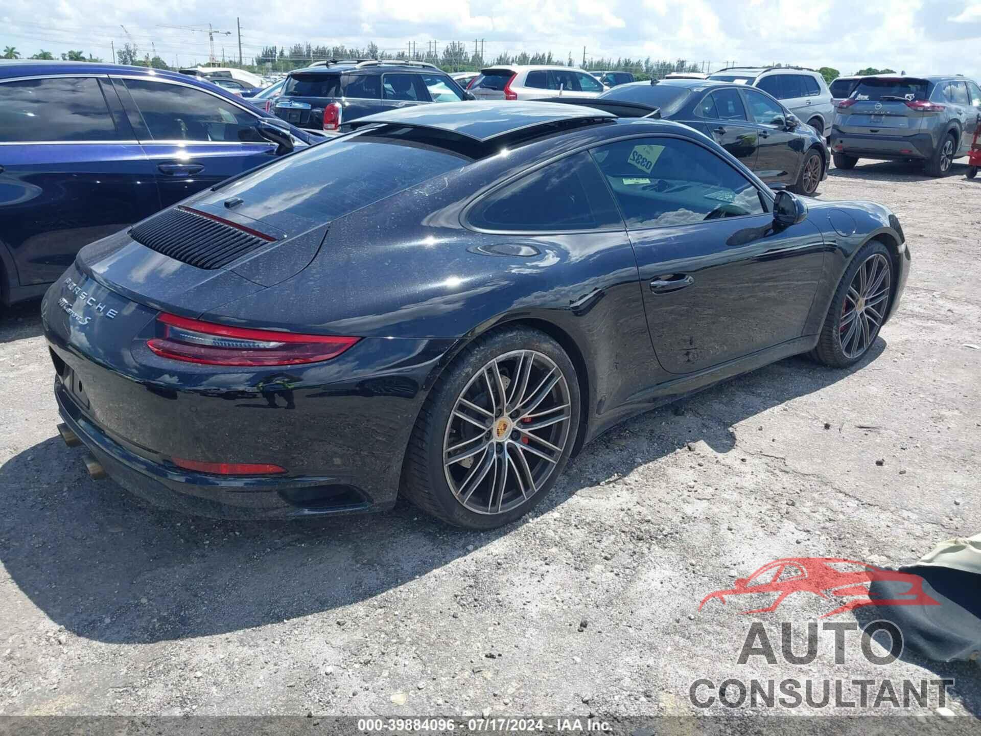 PORSCHE 911 2018 - WP0AB2A94JS122907