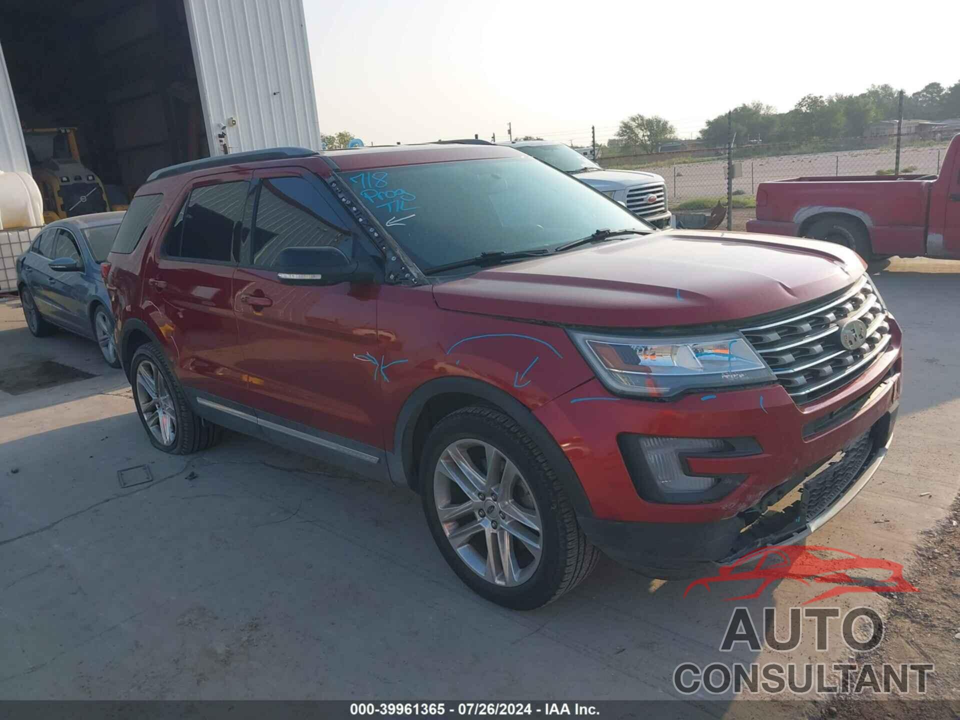 FORD EXPLORER 2017 - 1FM5K7D8XHGD85462