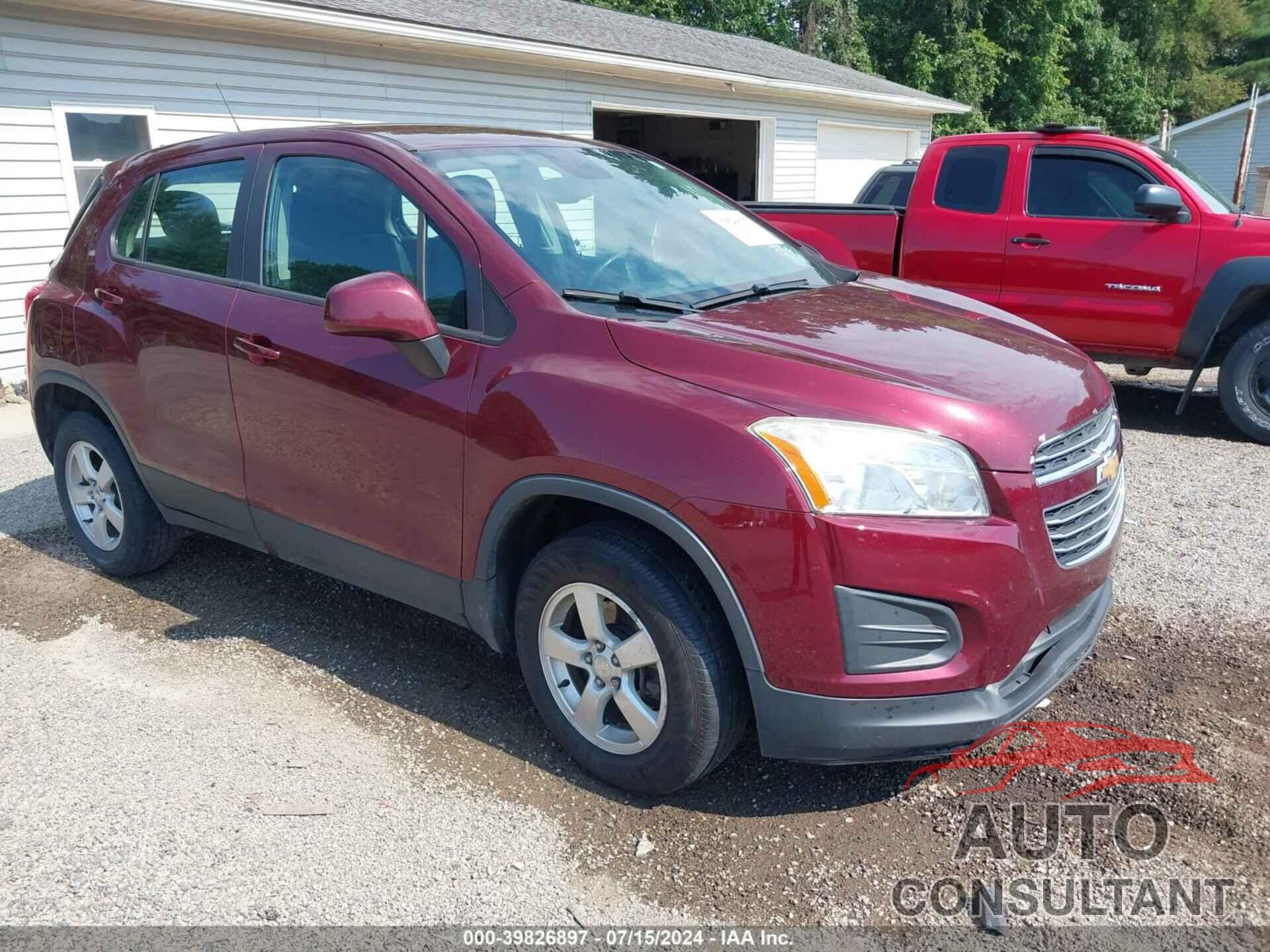 CHEVROLET TRAX 2016 - 3GNCJNSB8GL246465