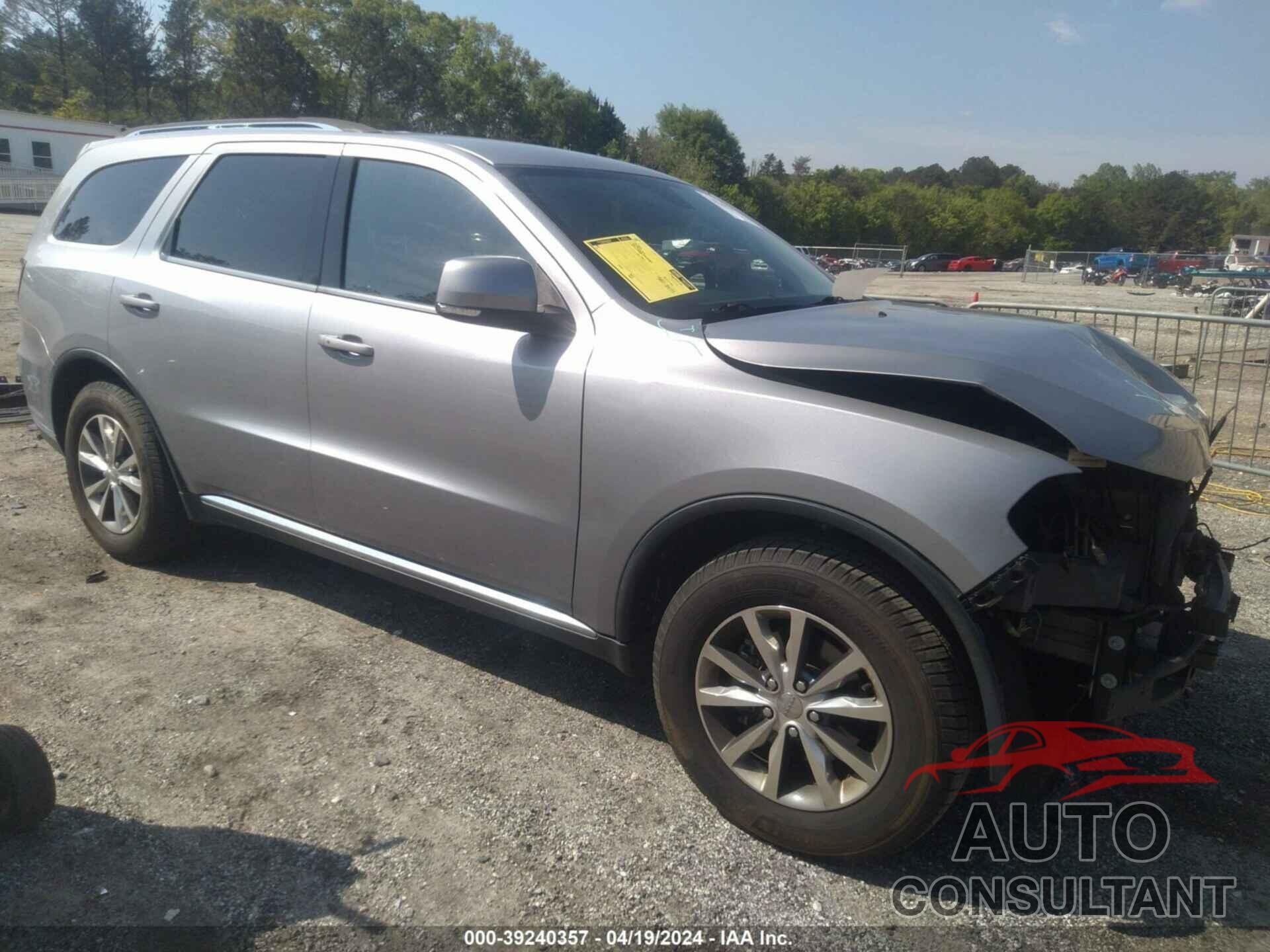 DODGE DURANGO 2016 - 1C4RDHDG8GC340510