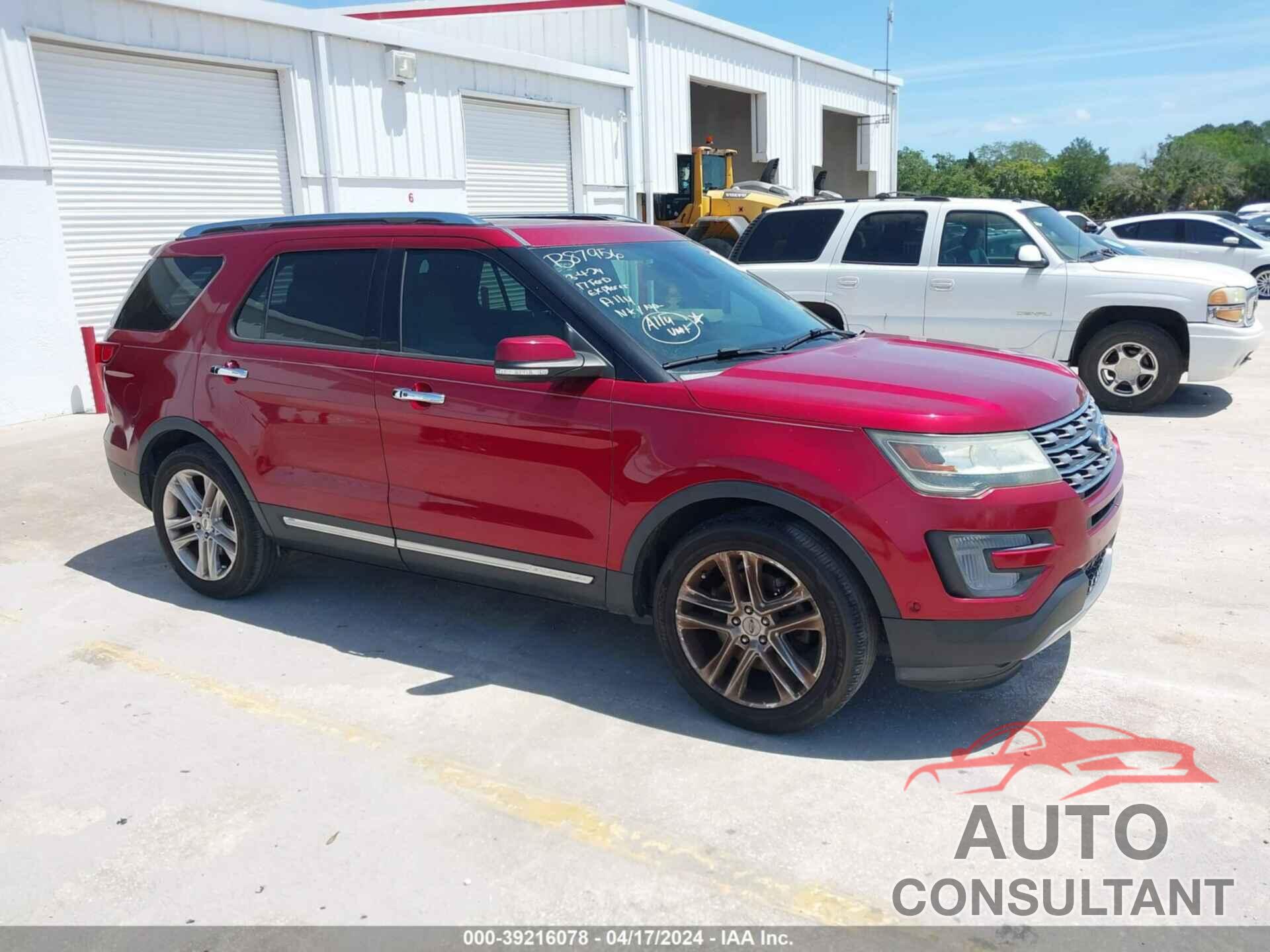 FORD EXPLORER 2017 - 1FM5K7FH2HGB87956