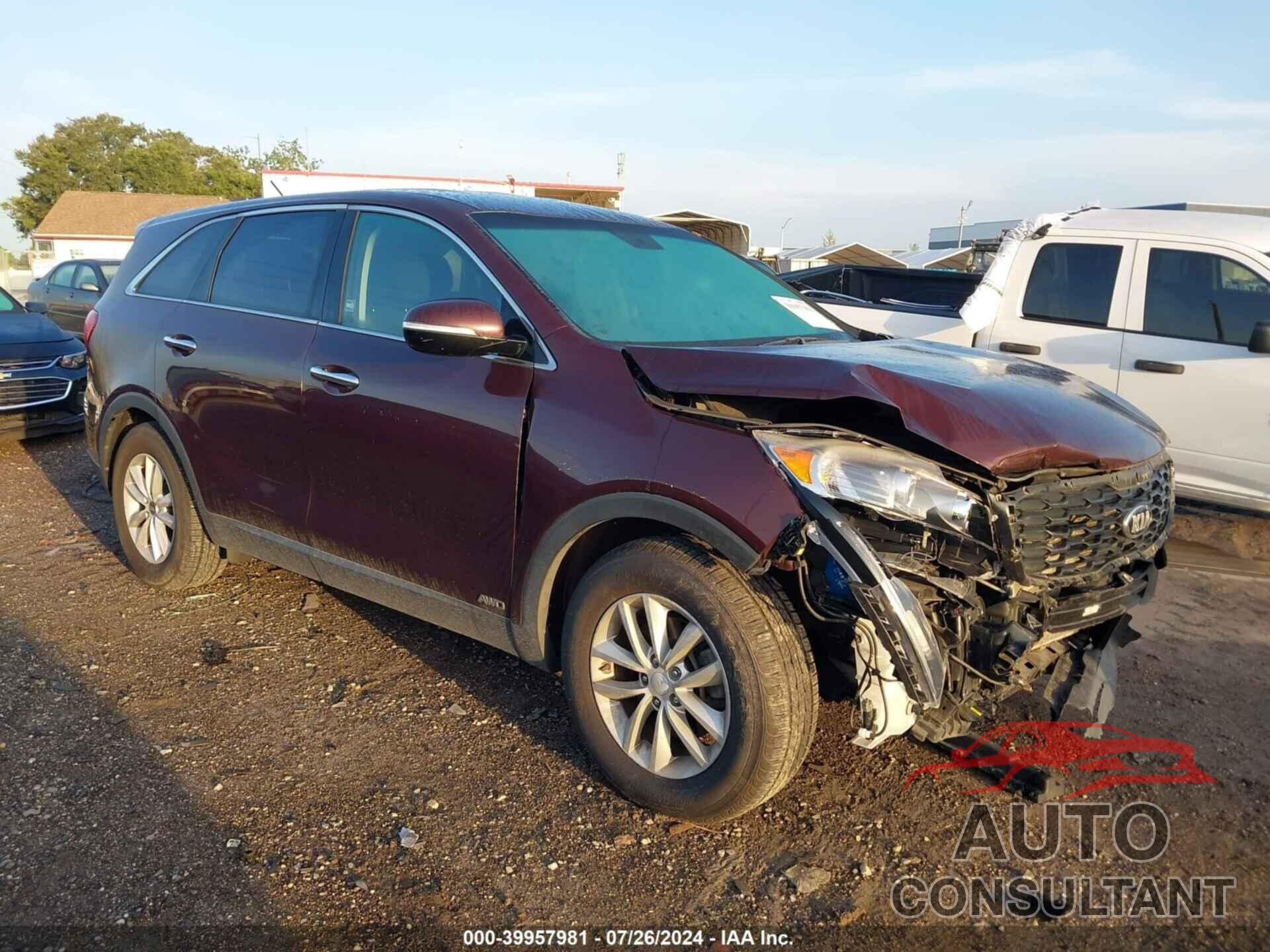KIA SORENTO 2019 - 5XYPGDA58KG442369