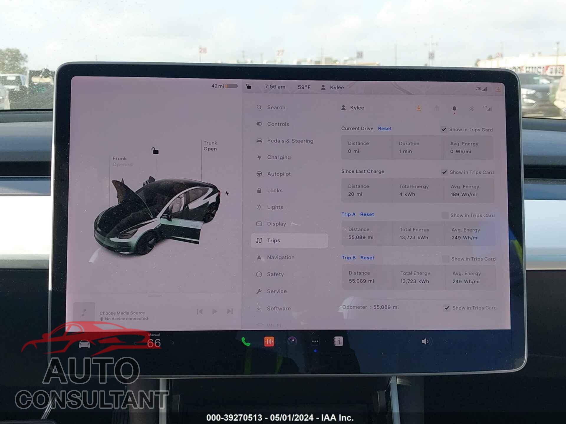 TESLA MODEL 3 2018 - 5YJ3E1EB6JF112920