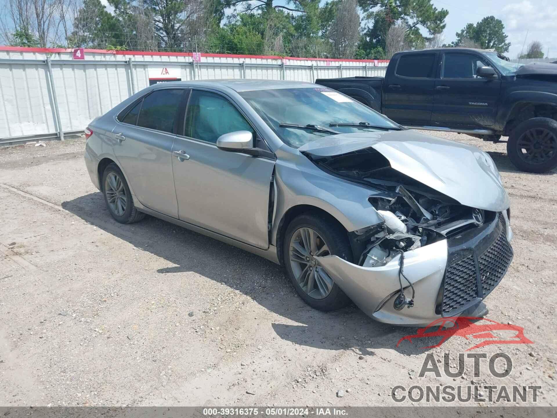 TOYOTA CAMRY 2017 - 4T1BF1FK3HU630178