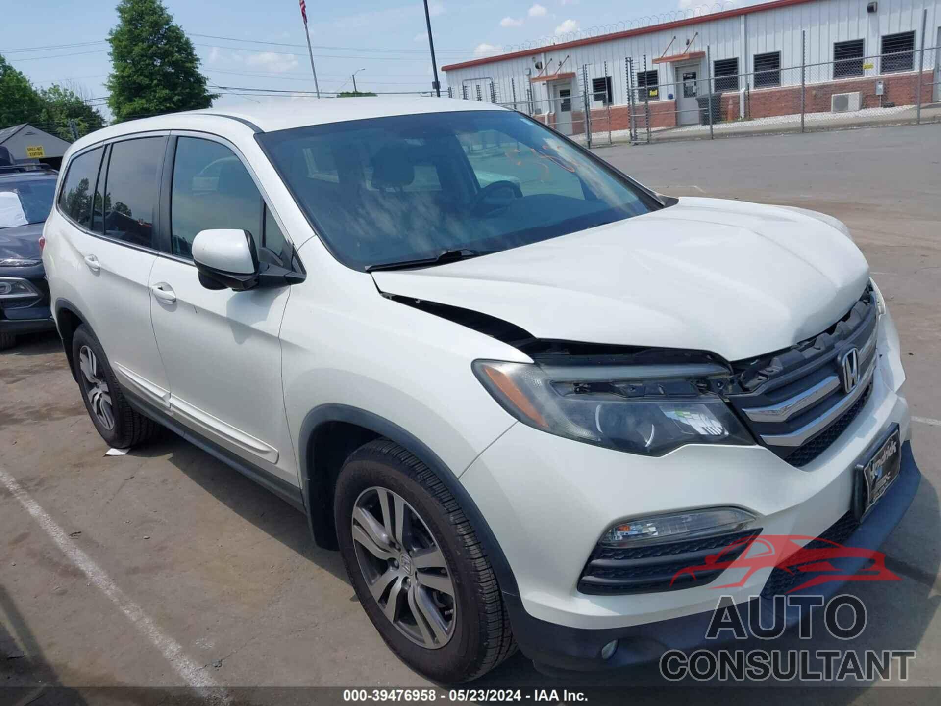 HONDA PILOT 2017 - 5FNYF5H3XHB025823