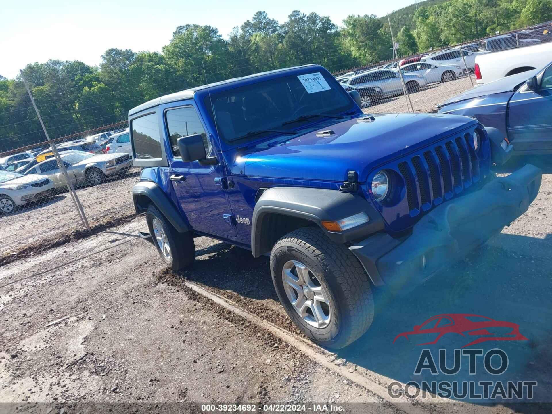 JEEP WRANGLER 2020 - 1C4GJXAN8LW180280
