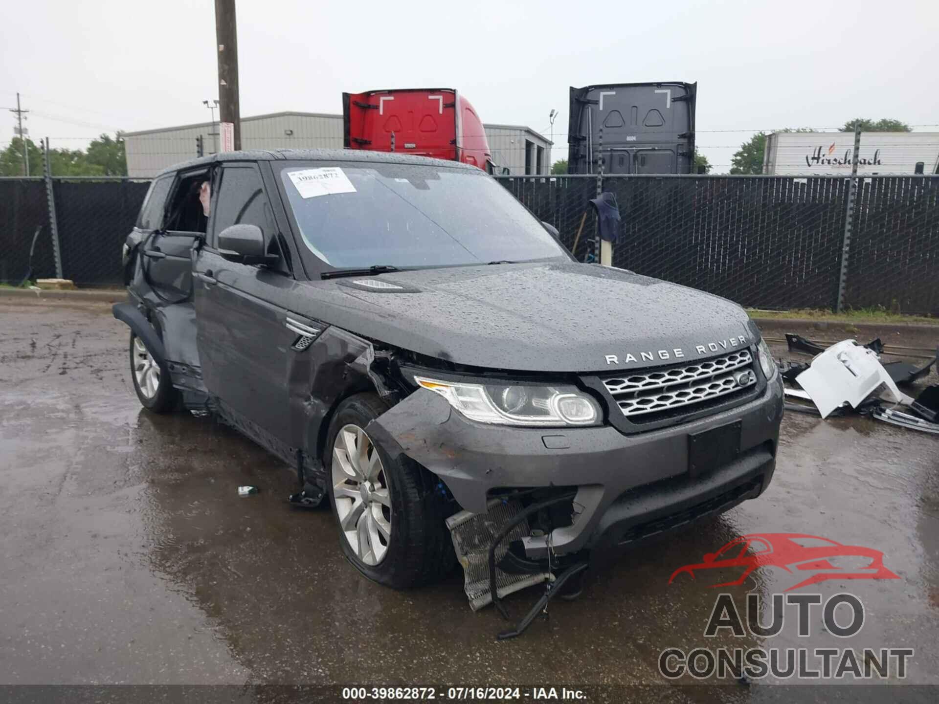 LAND ROVER RANGE ROVER SPORT 2016 - SALWR2VF2GA580647