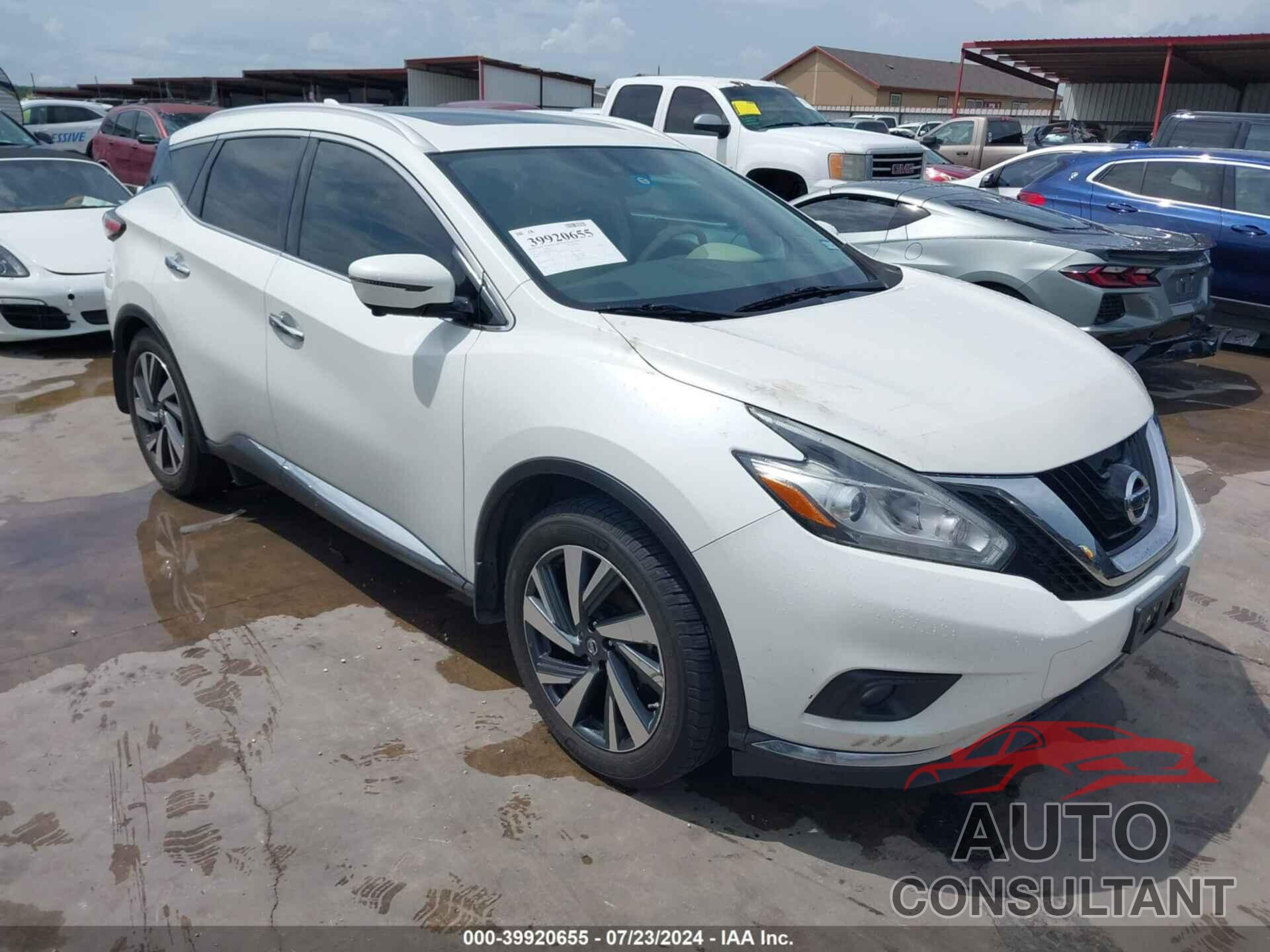 NISSAN MURANO 2017 - 5N1AZ2MG4HN102358