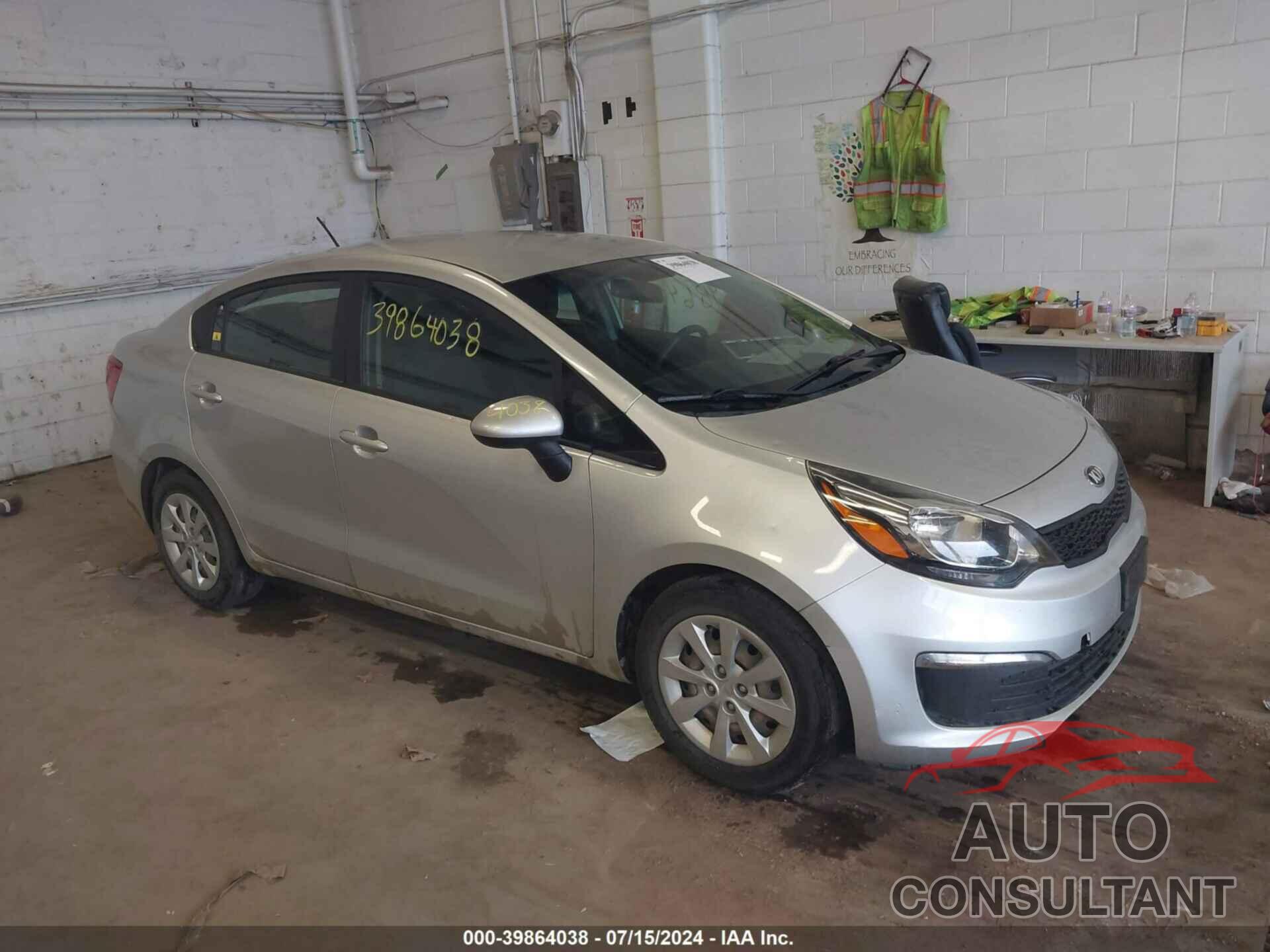 KIA RIO 2016 - KNADM4A31G6668299