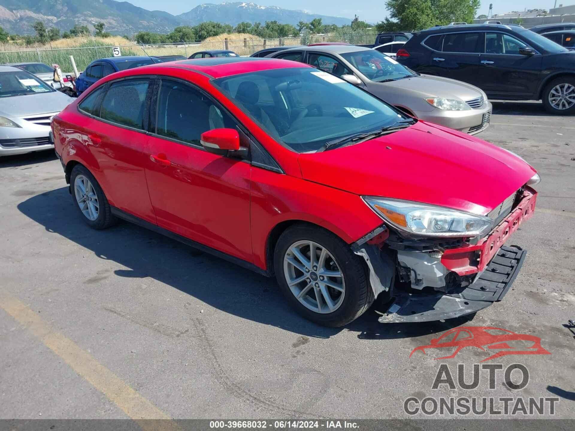 FORD FOCUS 2016 - 1FADP3F23GL259166