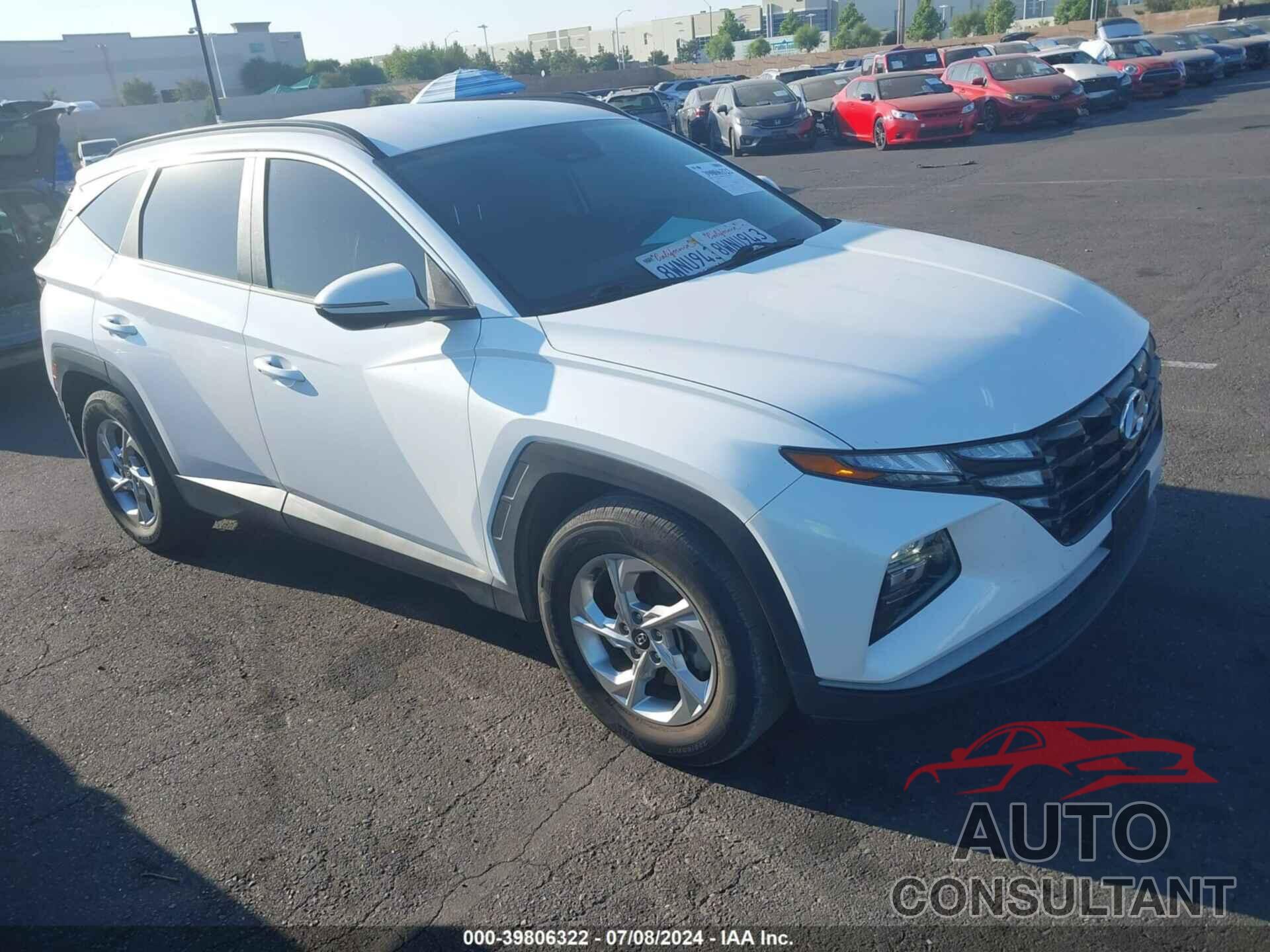 HYUNDAI TUCSON 2022 - KM8JB3AE1NU021381