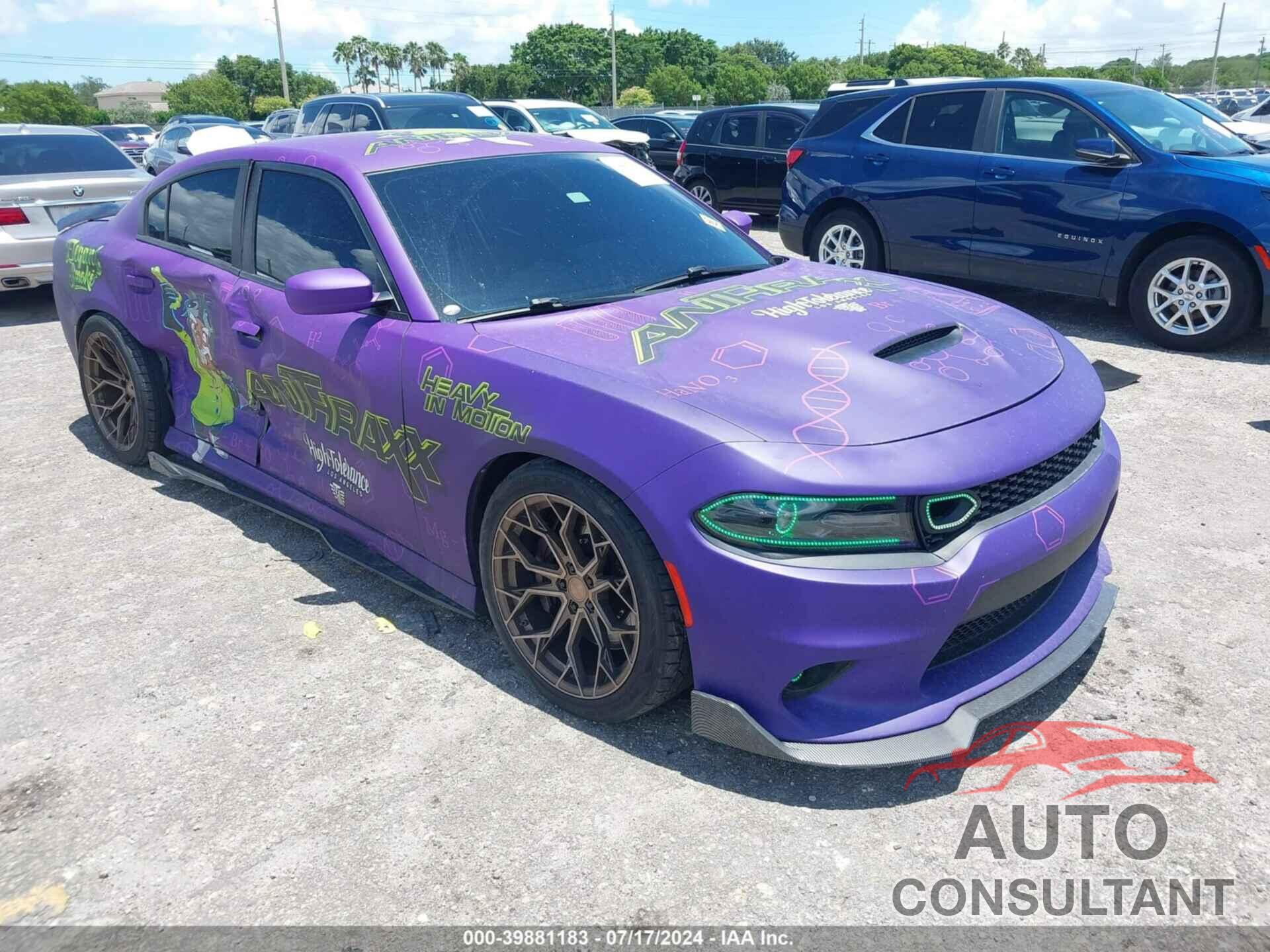 DODGE CHARGER 2018 - 2C3CDXGJXJH228582