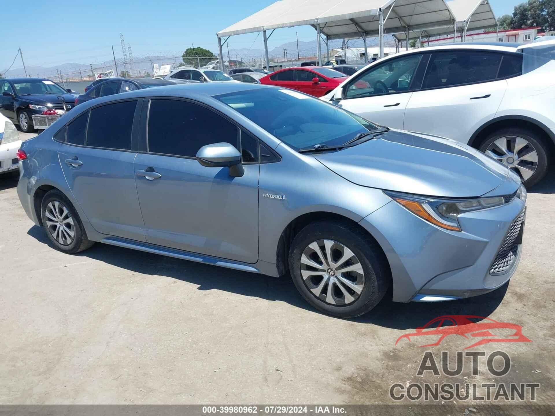 TOYOTA COROLLA 2021 - JTDEAMDE9MJ027438