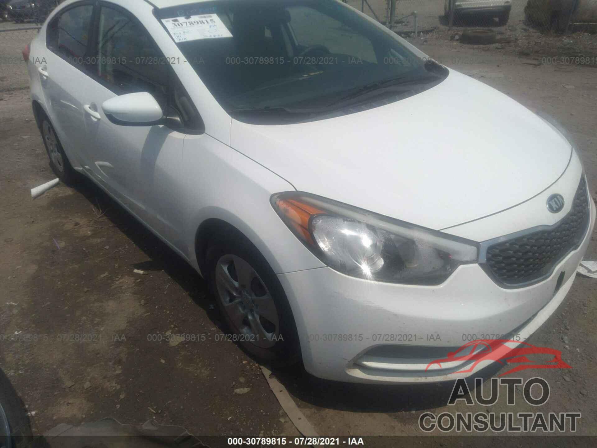 KIA FORTE 2016 - KNAFK4A65G5447464
