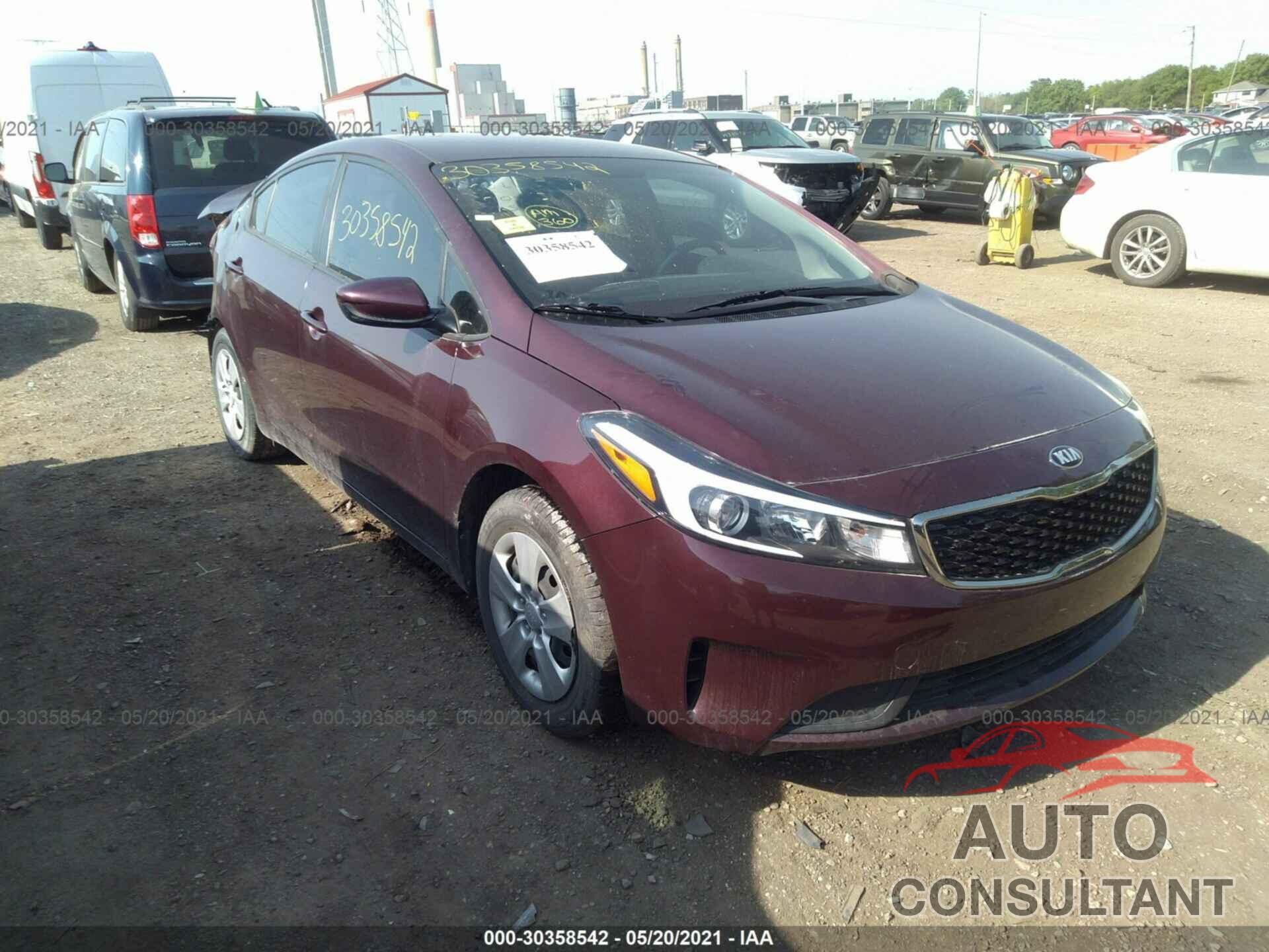 KIA FORTE 2017 - 3KPFL4A74HE141936