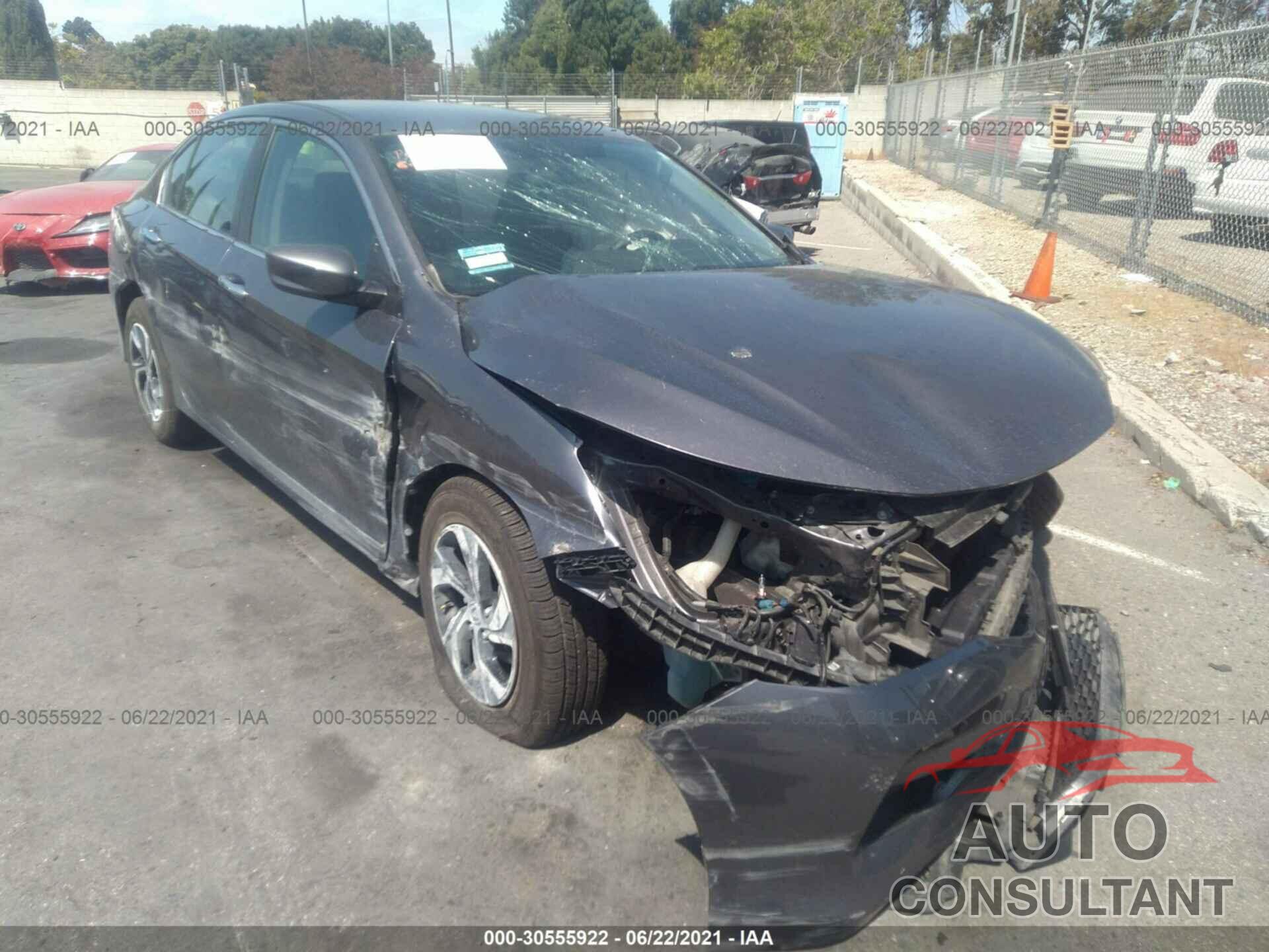 HONDA ACCORD SEDAN 2016 - 1HGCR2F37GA158681