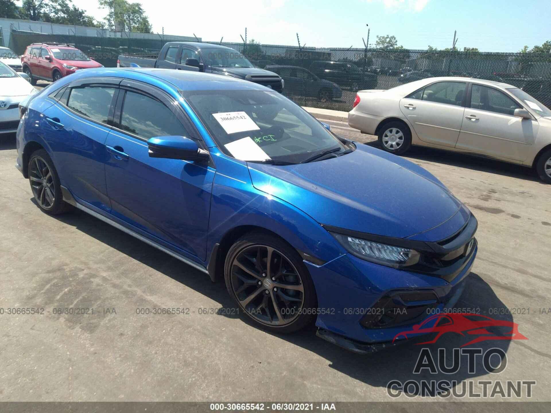 HONDA CIVIC HATCHBACK 2020 - SHHFK7H93LU407055