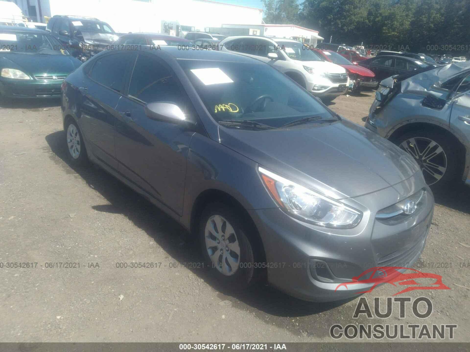 HYUNDAI ACCENT 2017 - KMHCT4AE6HU196726