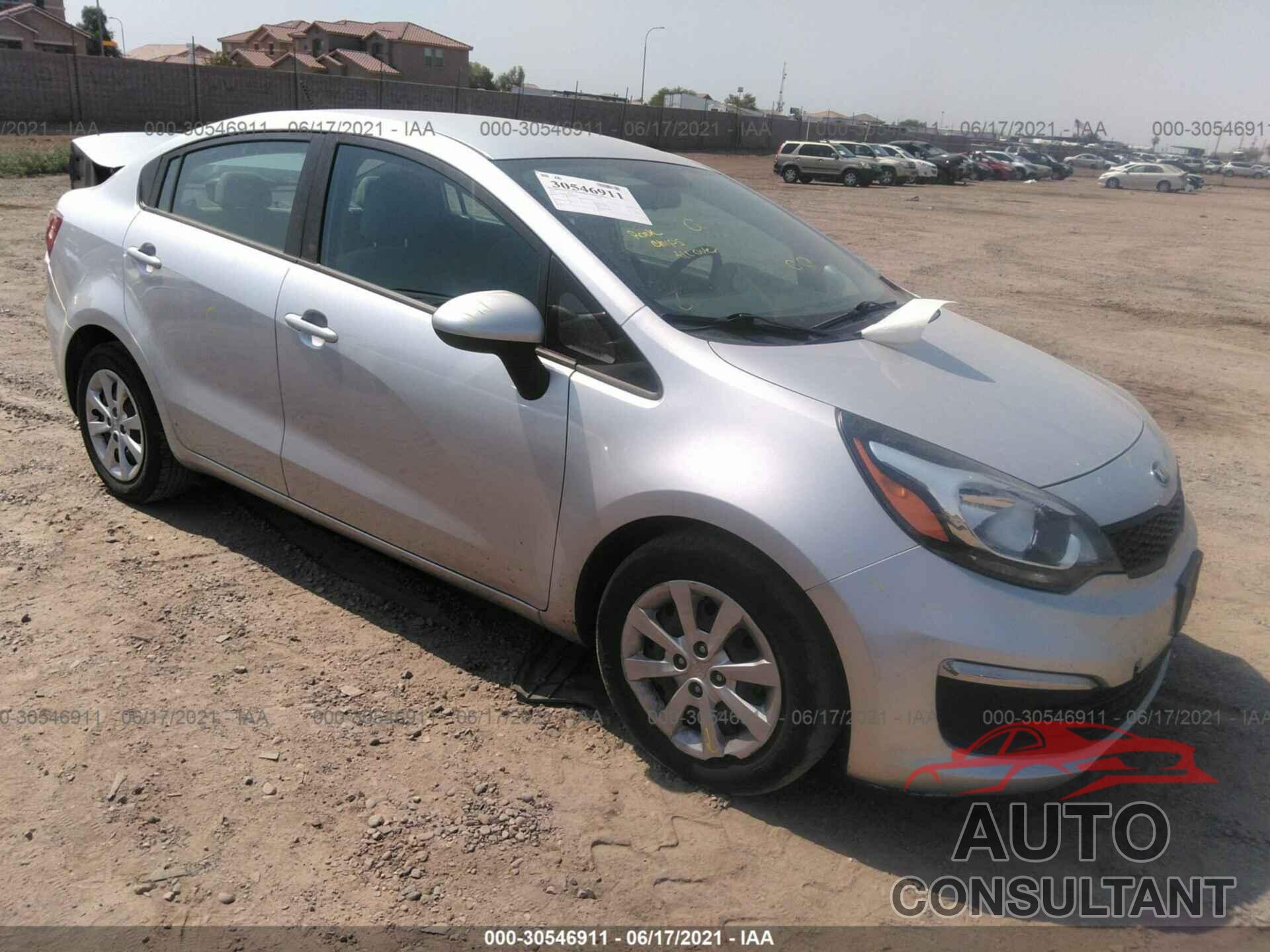 KIA RIO 2017 - KNADM4A34H6008937