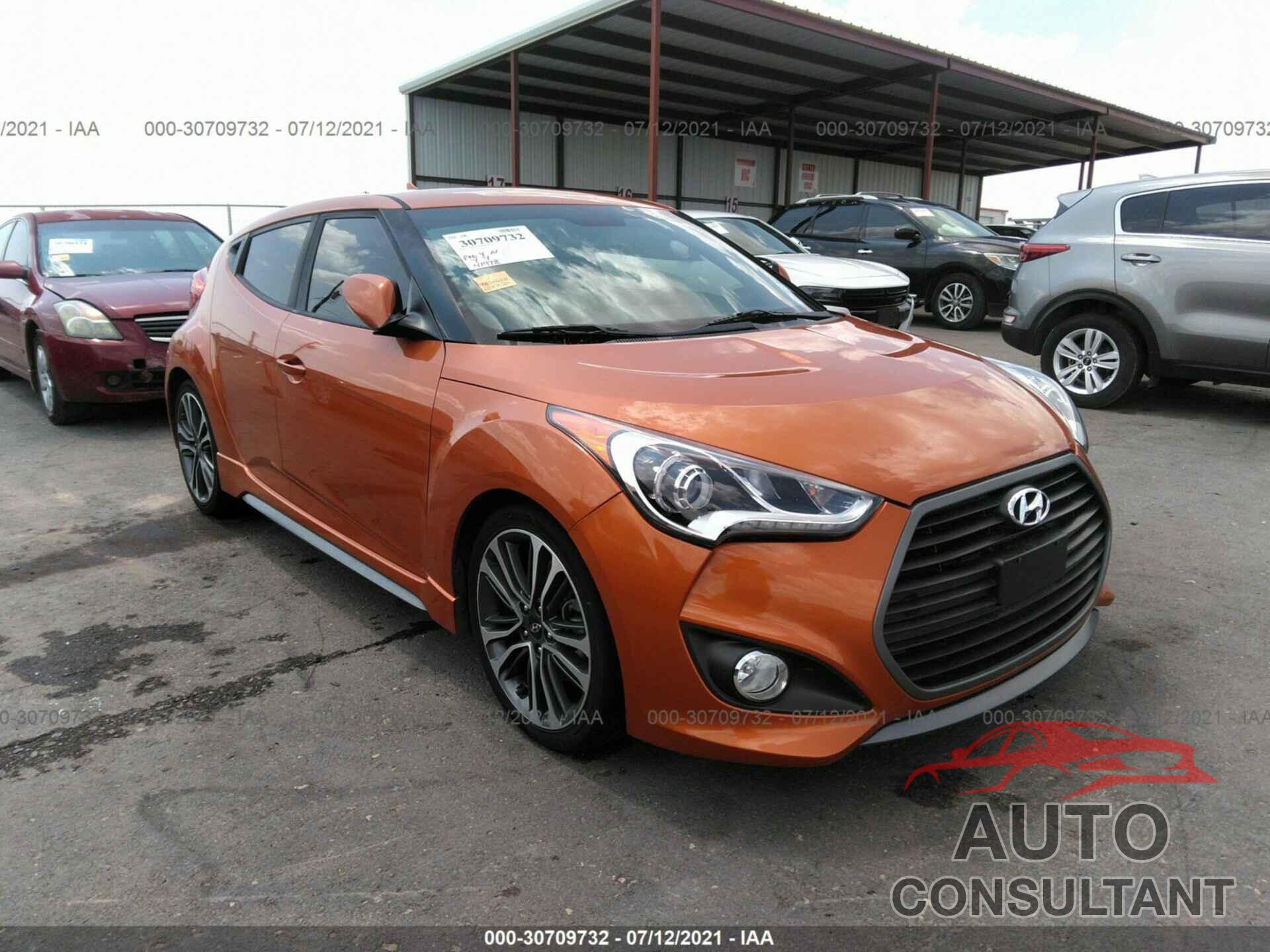 HYUNDAI VELOSTER 2016 - KMHTC6AE4GU302309