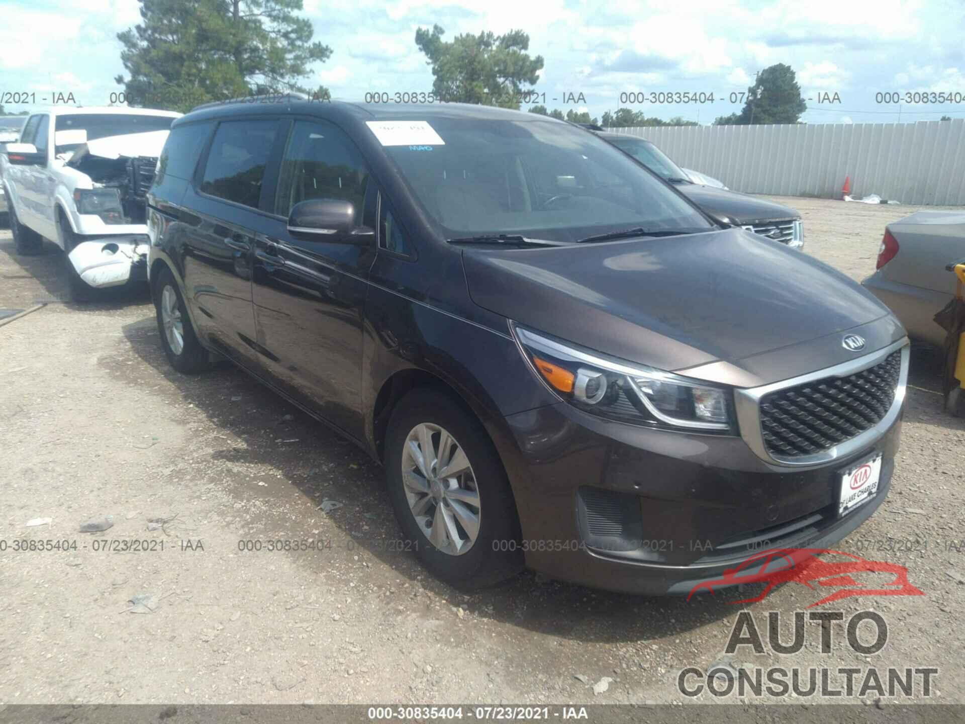 KIA SEDONA 2016 - KNDMB5C14G6216423