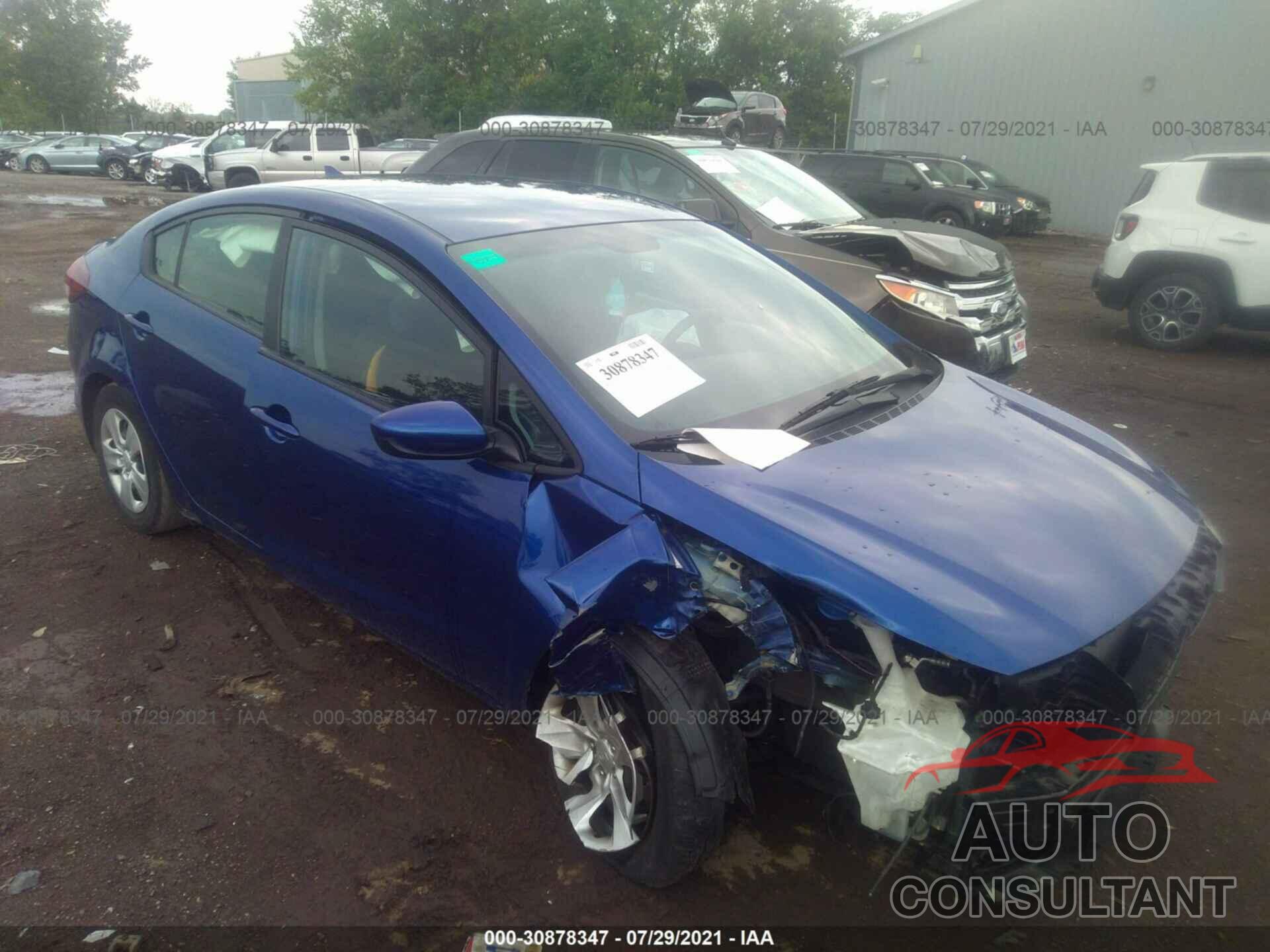 KIA FORTE 2017 - 3KPFK4A74HE059398
