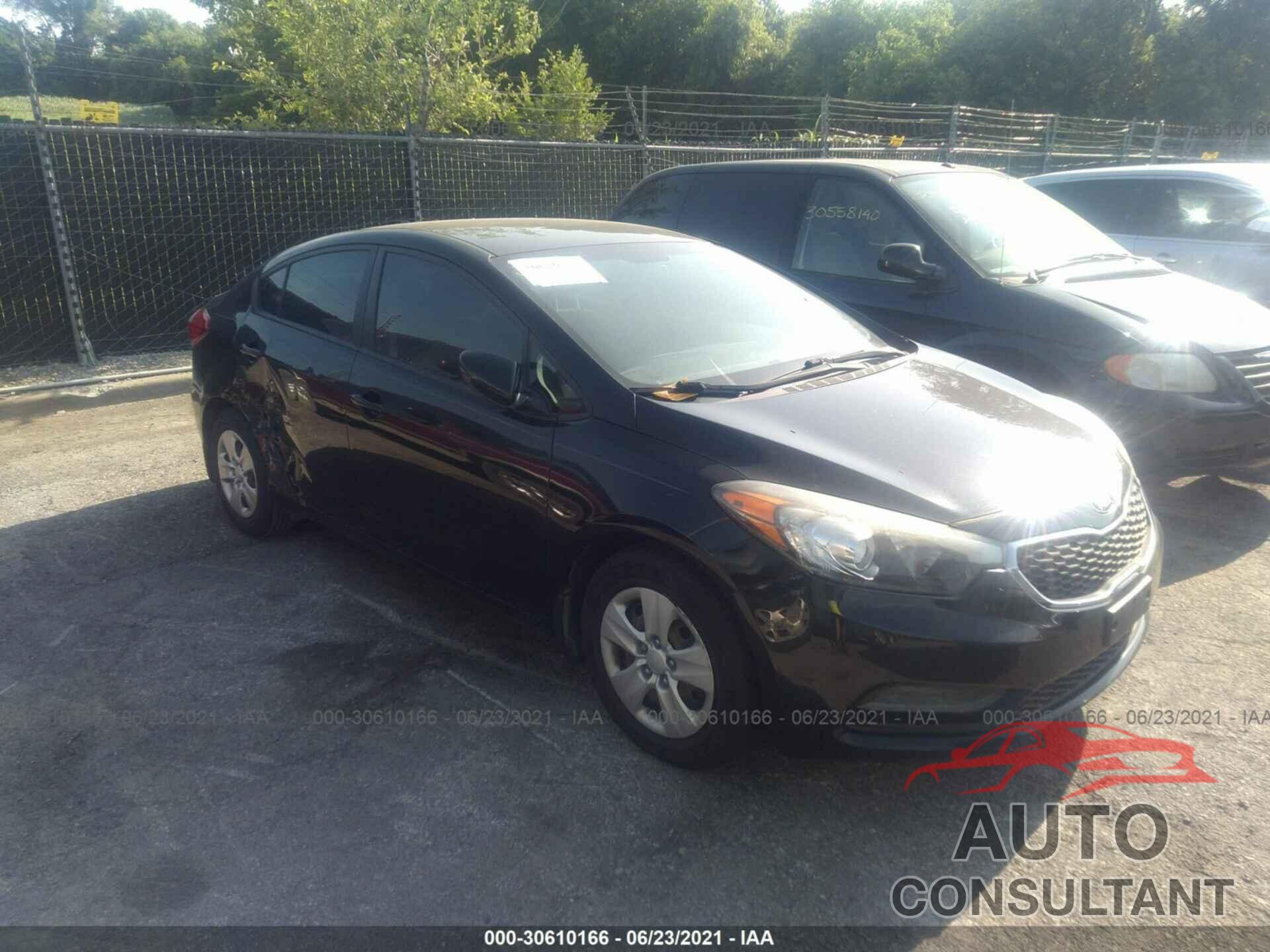 KIA FORTE 2016 - KNAFK4A6XG5446715