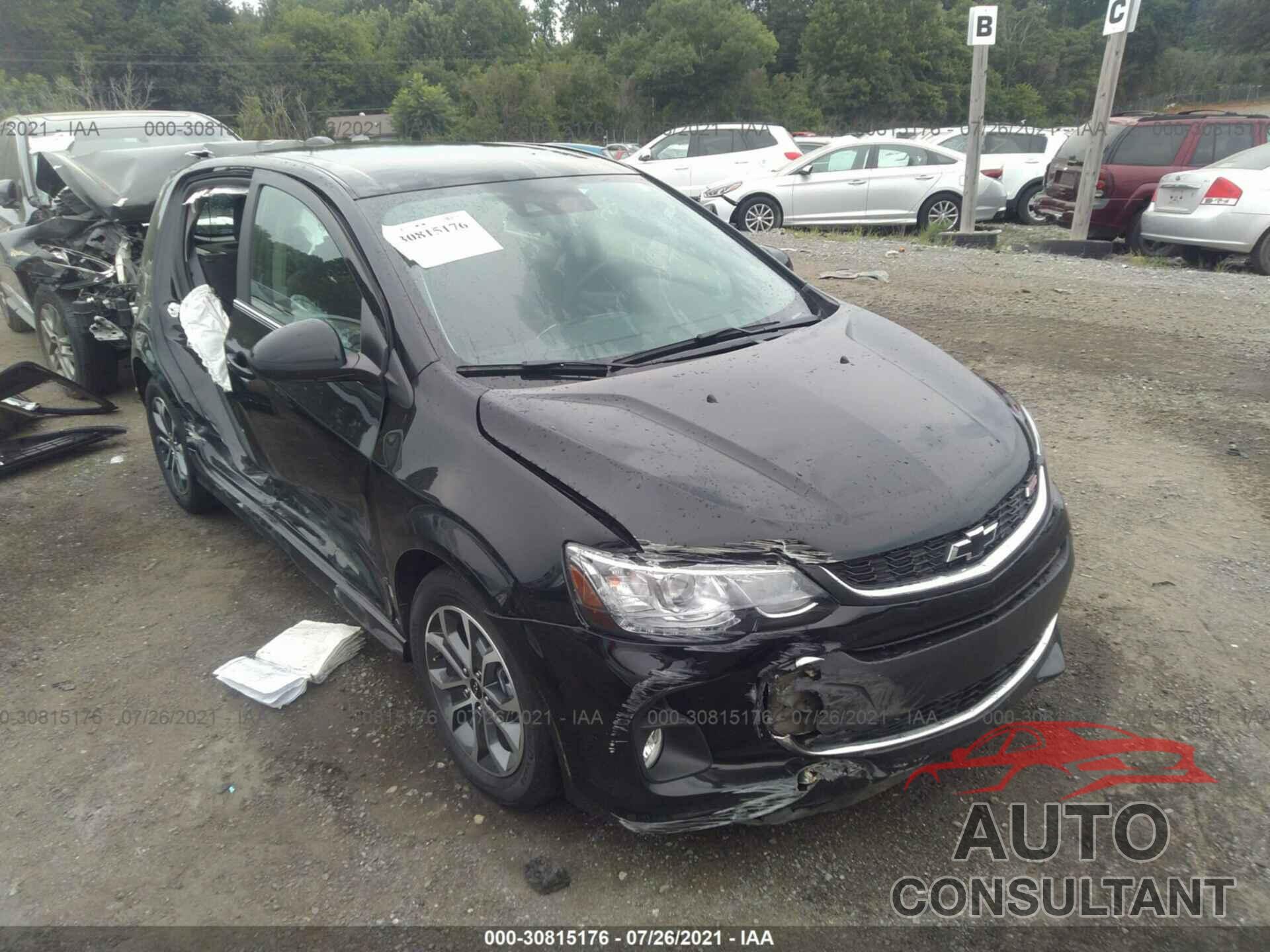 CHEVROLET SONIC 2020 - 1G1JD6SB1L4136136
