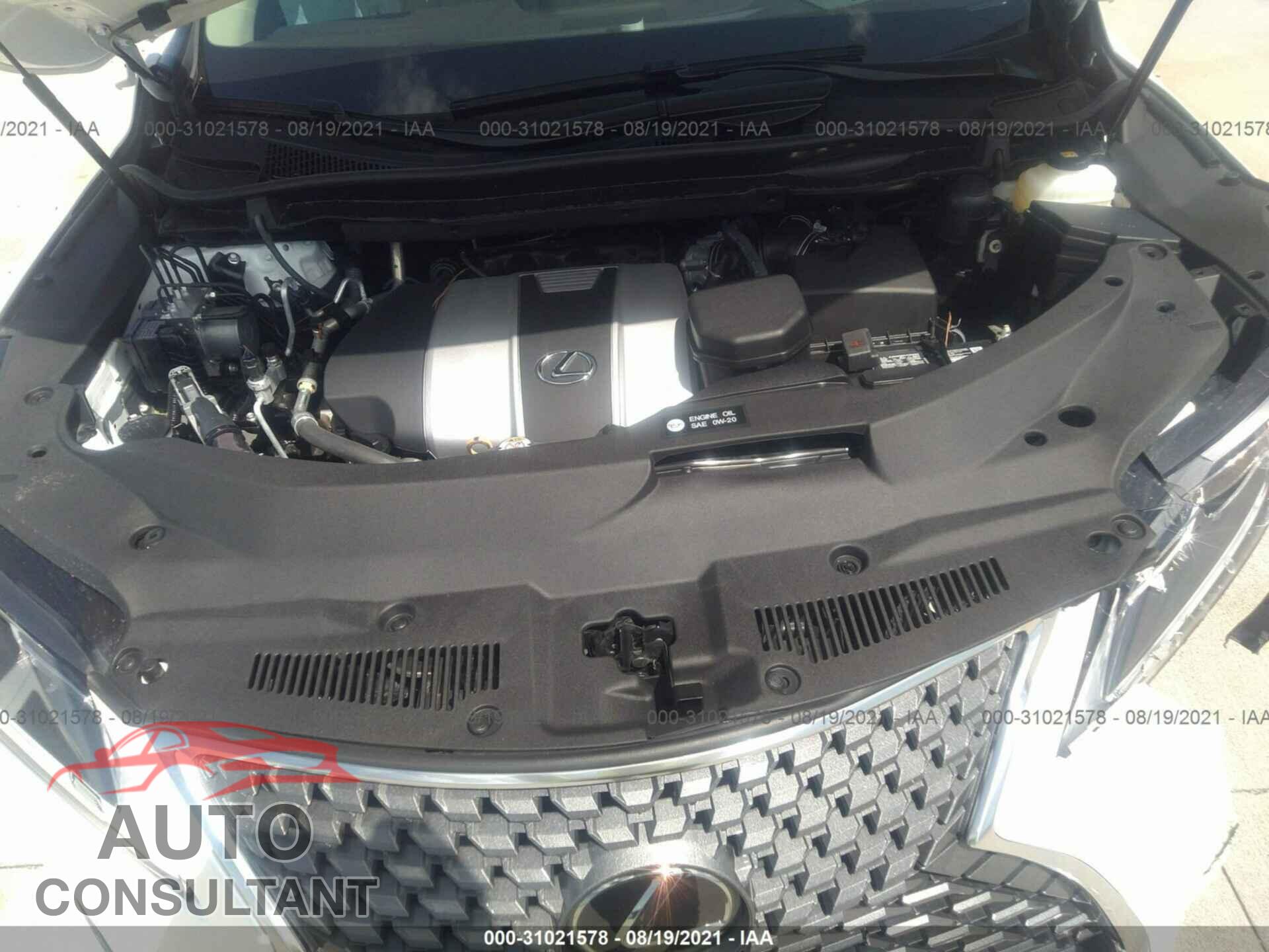 LEXUS RX 2020 - 2T2HZMAA3LC181608