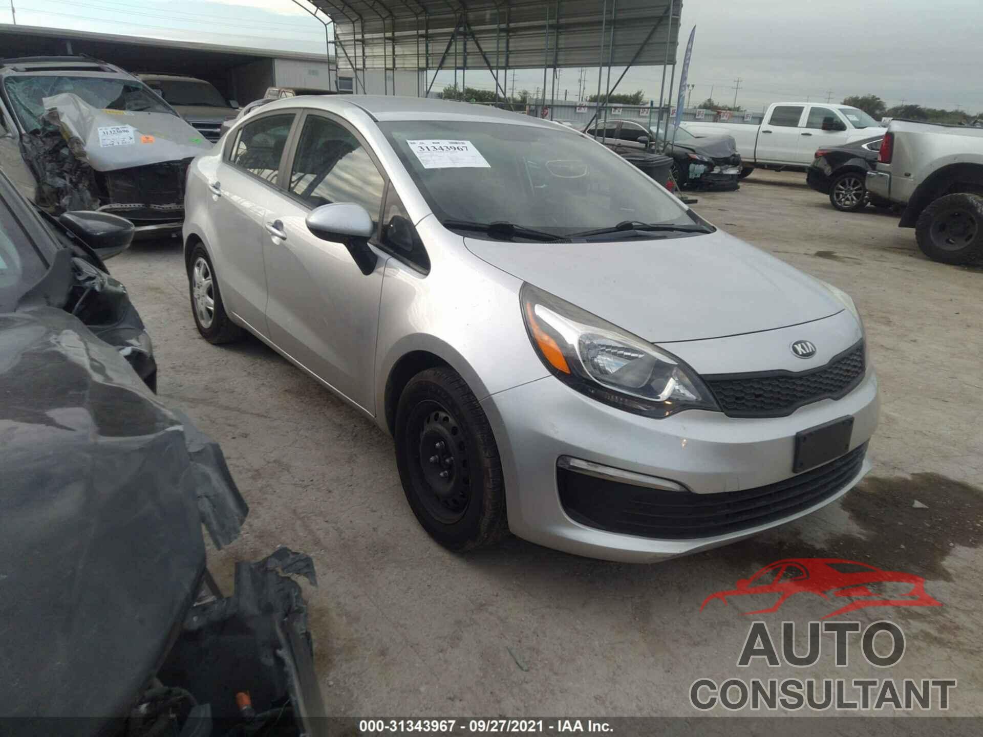 KIA RIO 2016 - KNADM4A30G6642521