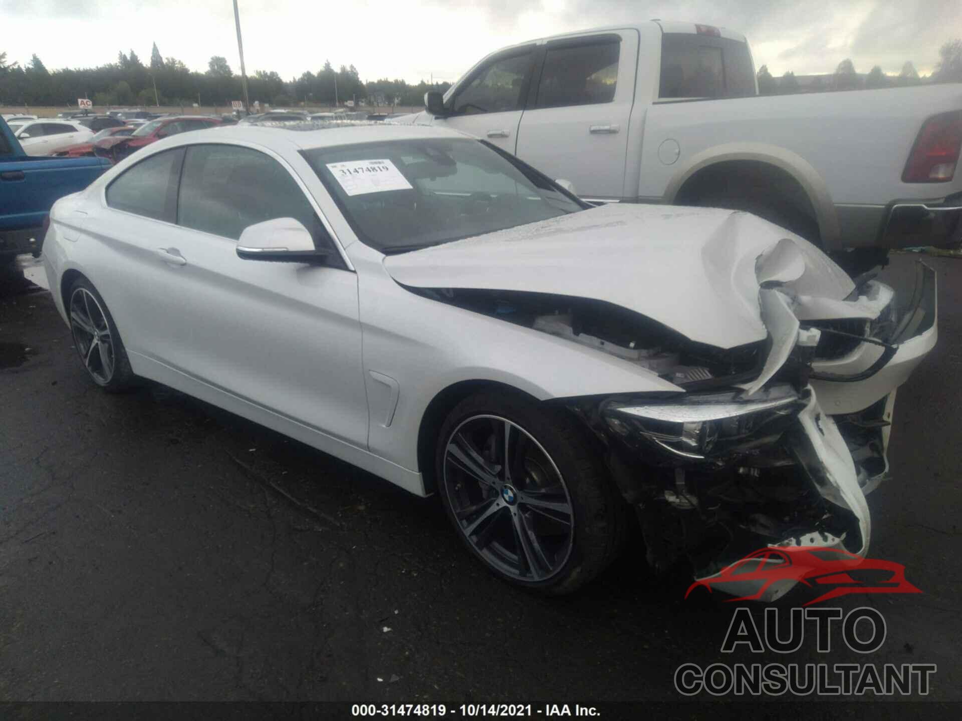 BMW 4 SERIES 2020 - WBA4W9C0XLFJ51183